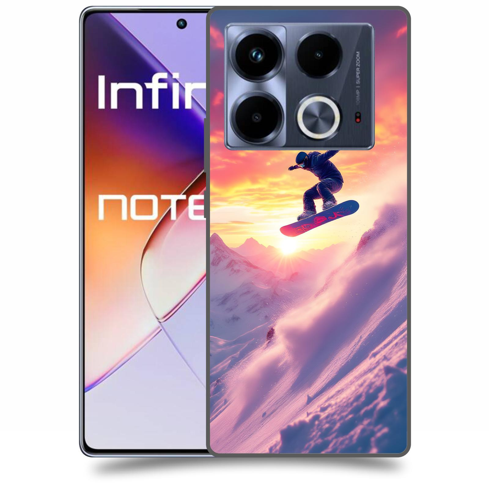 ACOVER Kryt na mobil Infinix Note 40 - Snowboard