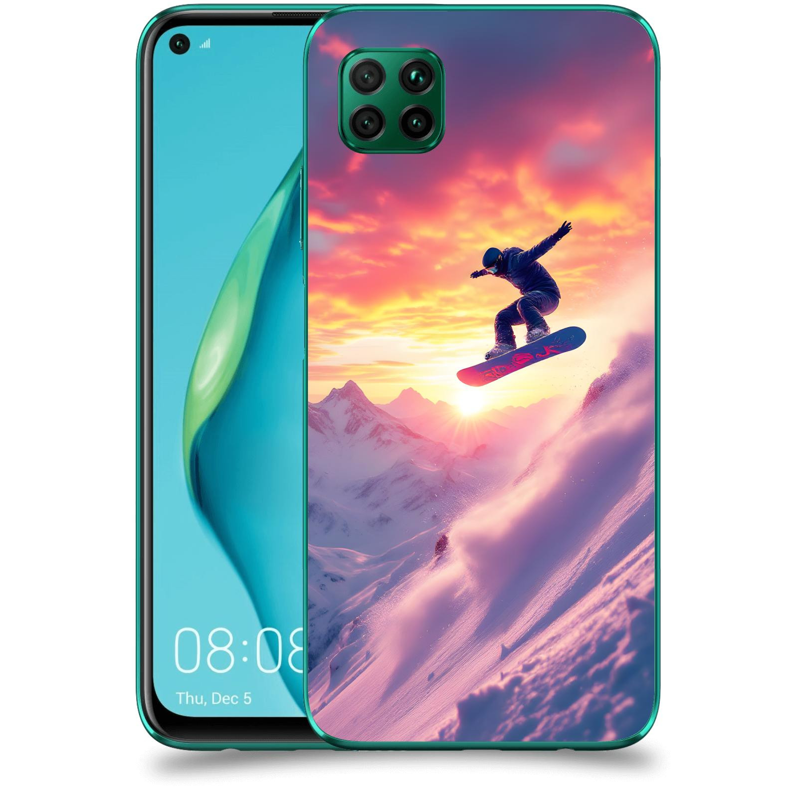 ACOVER Kryt na mobil Huawei P40 Lite - Snowboard