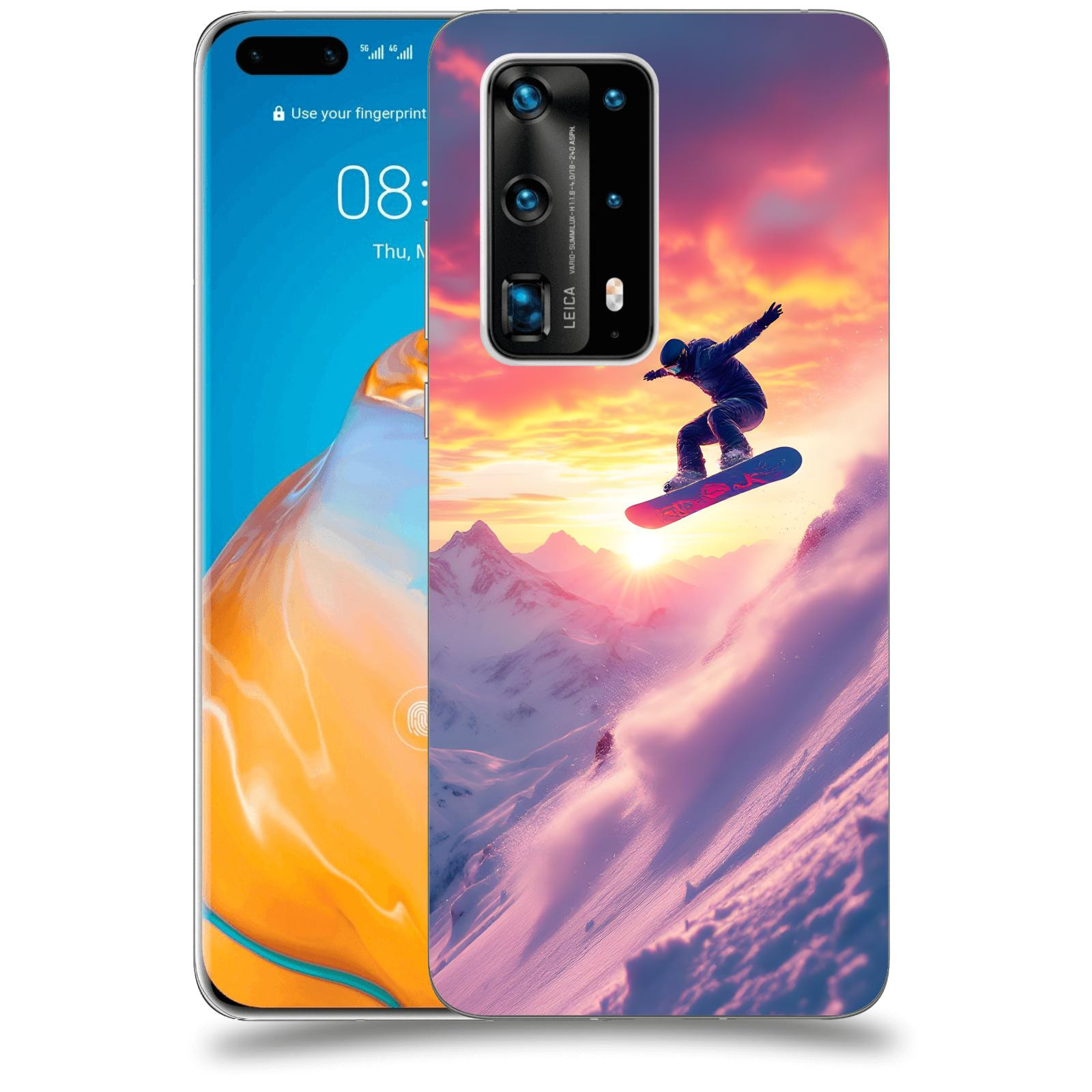 ACOVER Kryt na mobil Huawei P40 Pro - Snowboard