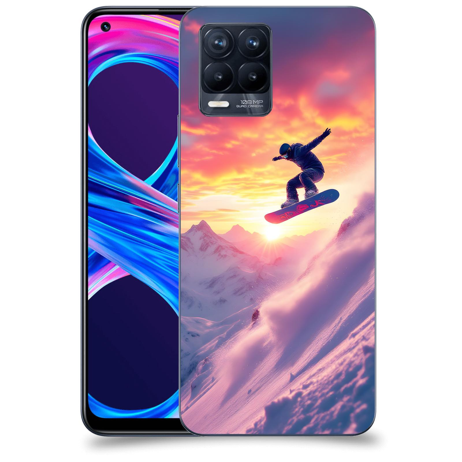 ACOVER Kryt na mobil Realme 8 Pro - Snowboard