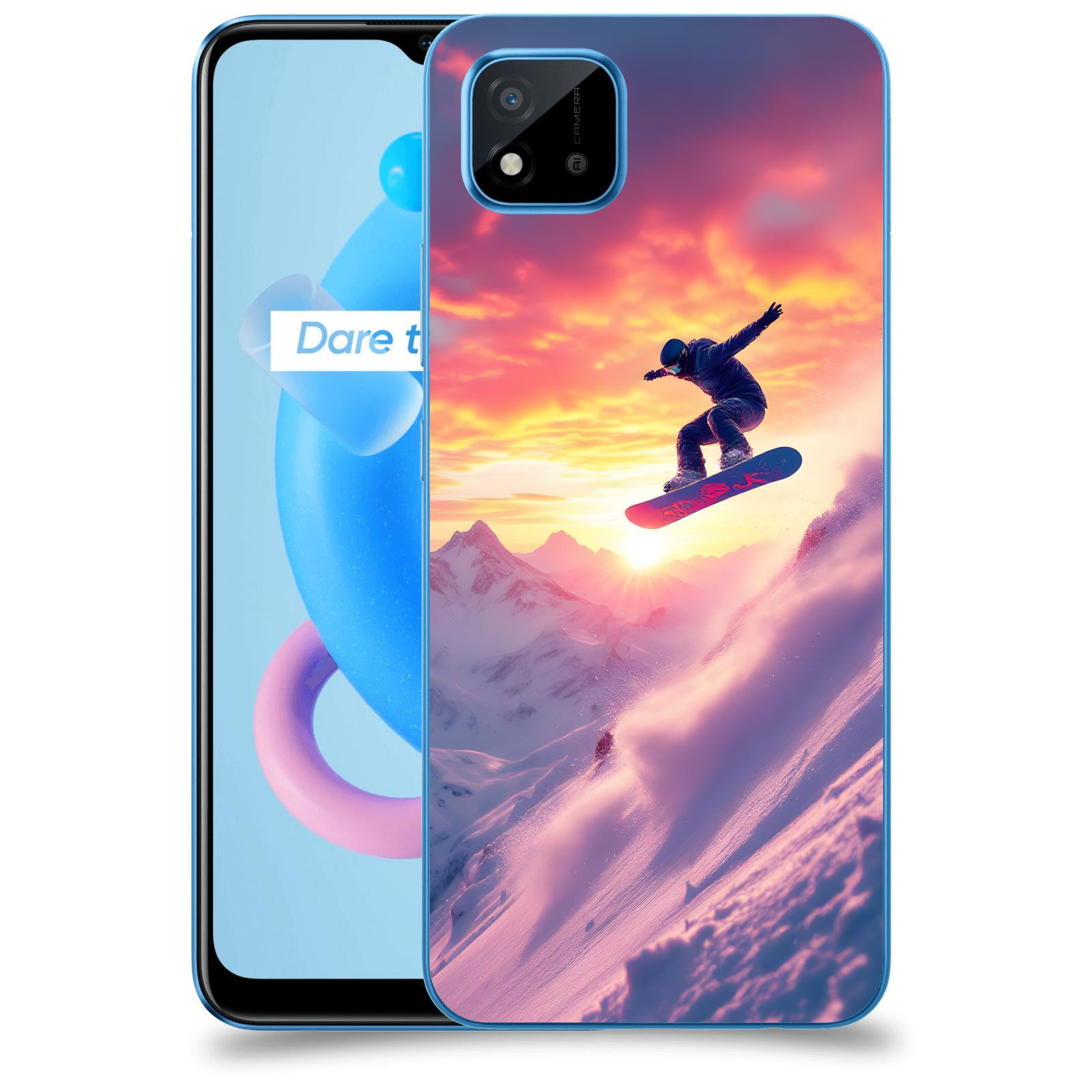 ACOVER Kryt na mobil Realme C11 (2021) - Snowboard