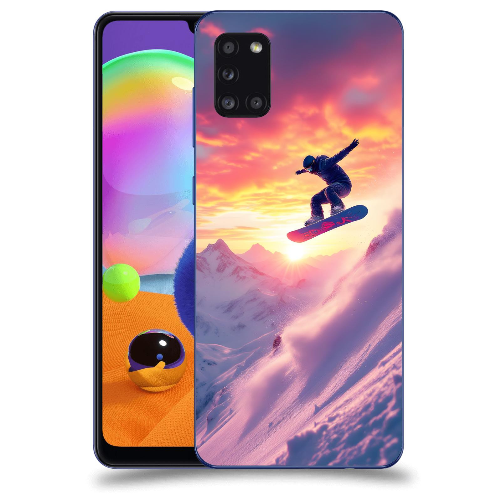 ACOVER Kryt na mobil Samsung Galaxy A31 A315F - Snowboard