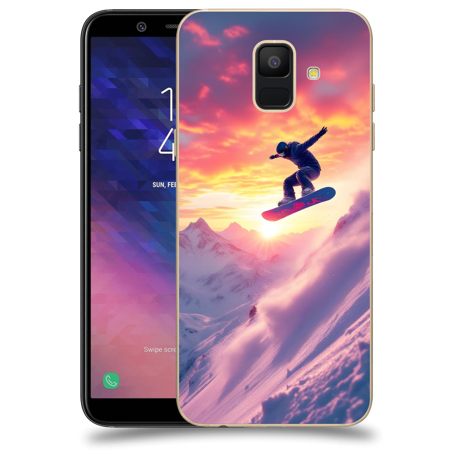 ACOVER Kryt na mobil Samsung Galaxy A6 A600F - Snowboard