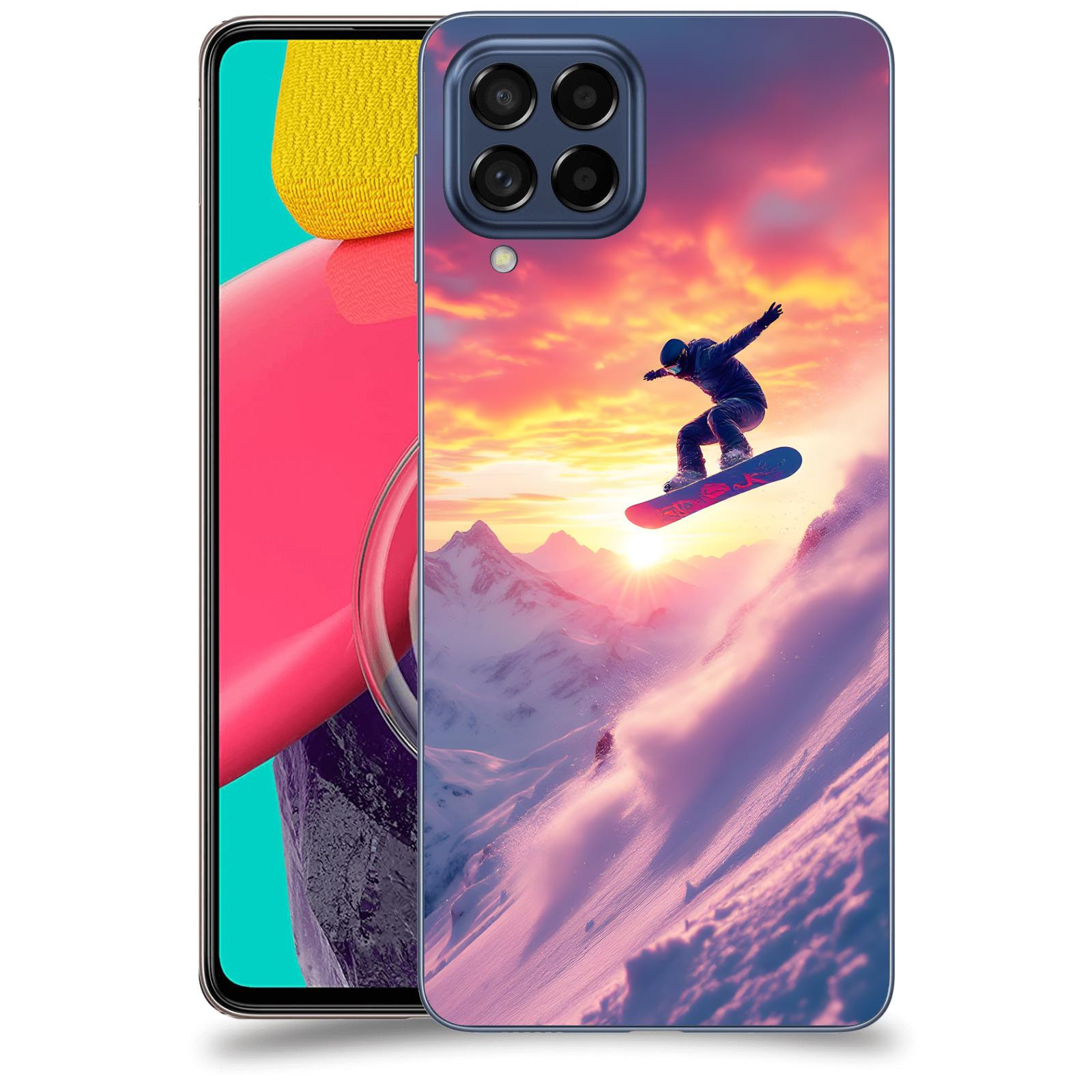 ACOVER Kryt na mobil Samsung Galaxy M53 5G - Snowboard
