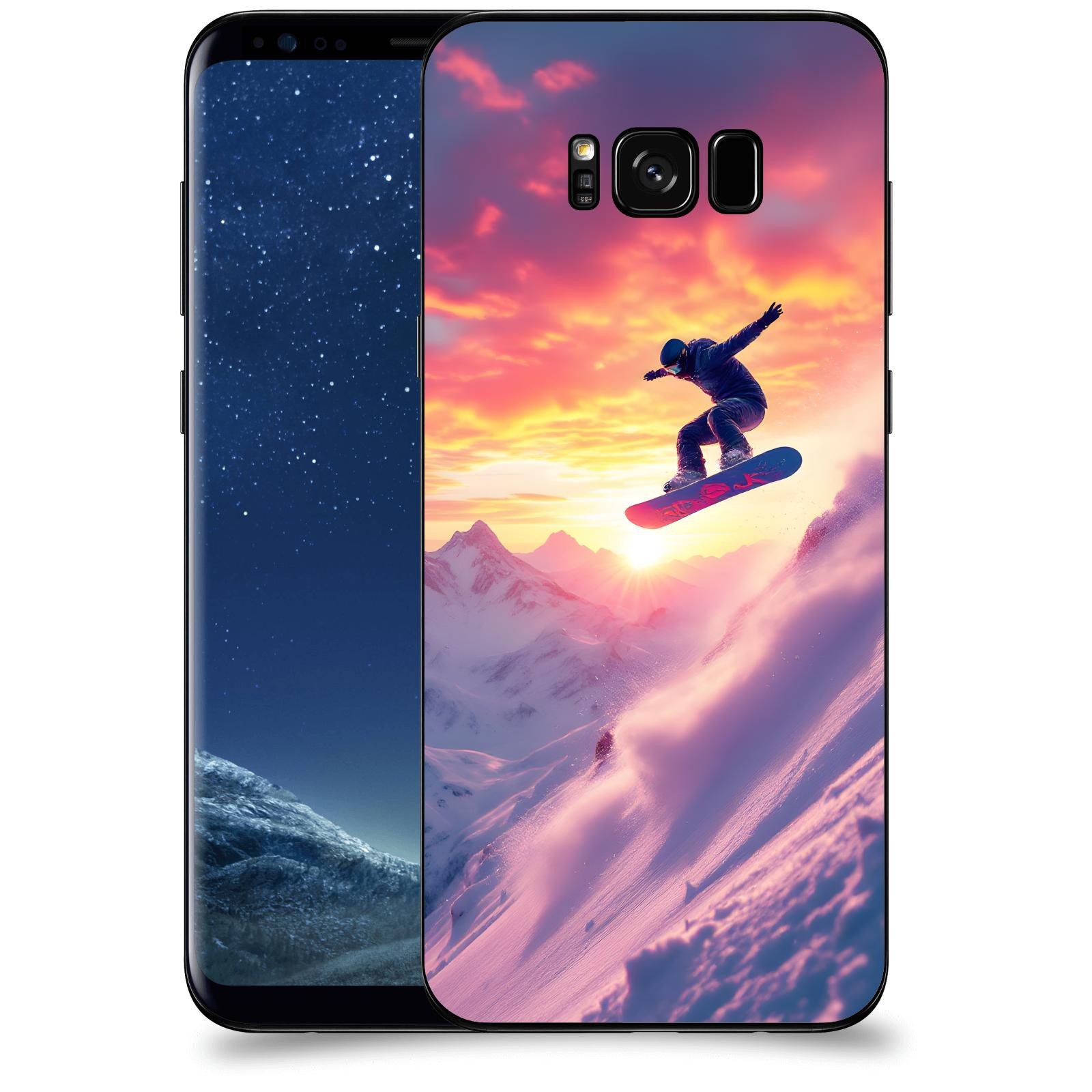 ACOVER Kryt na mobil Samsung Galaxy S8+ G955F - Snowboard
