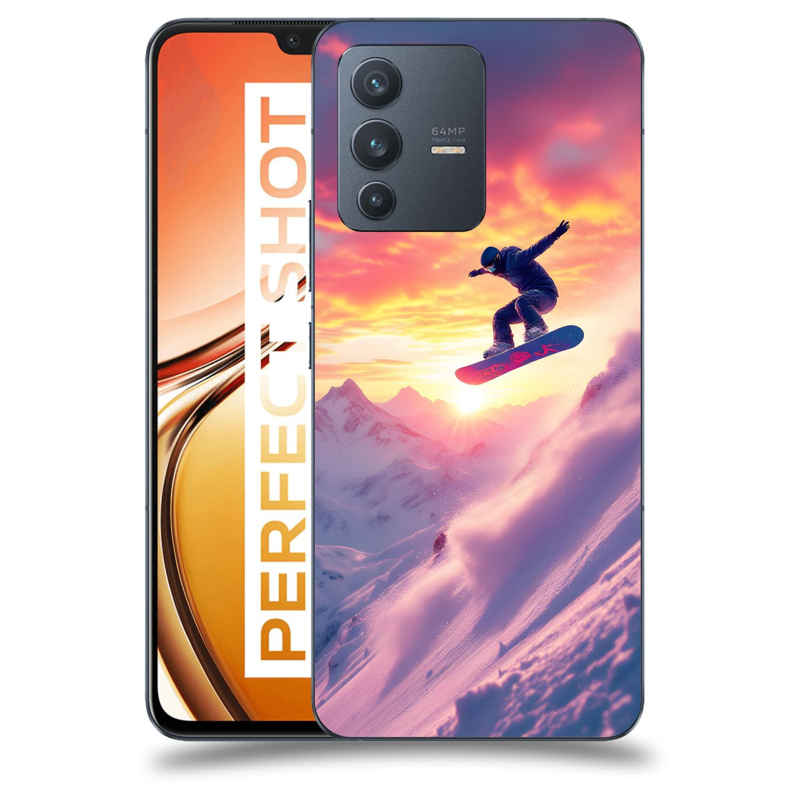 ACOVER Kryt na mobil Vivo V23 5G - Snowboard