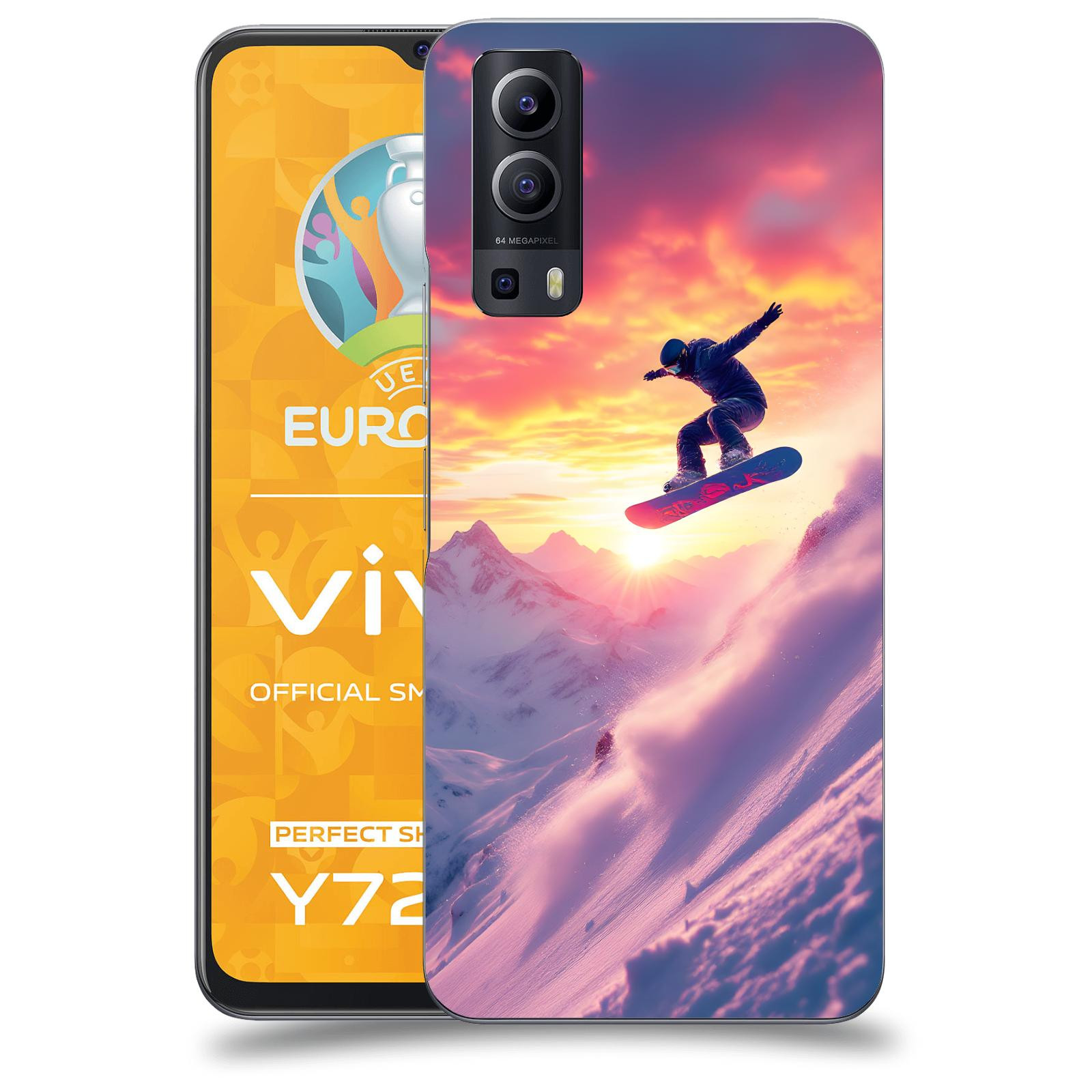ACOVER Kryt na mobil Vivo Y72 5G - Snowboard