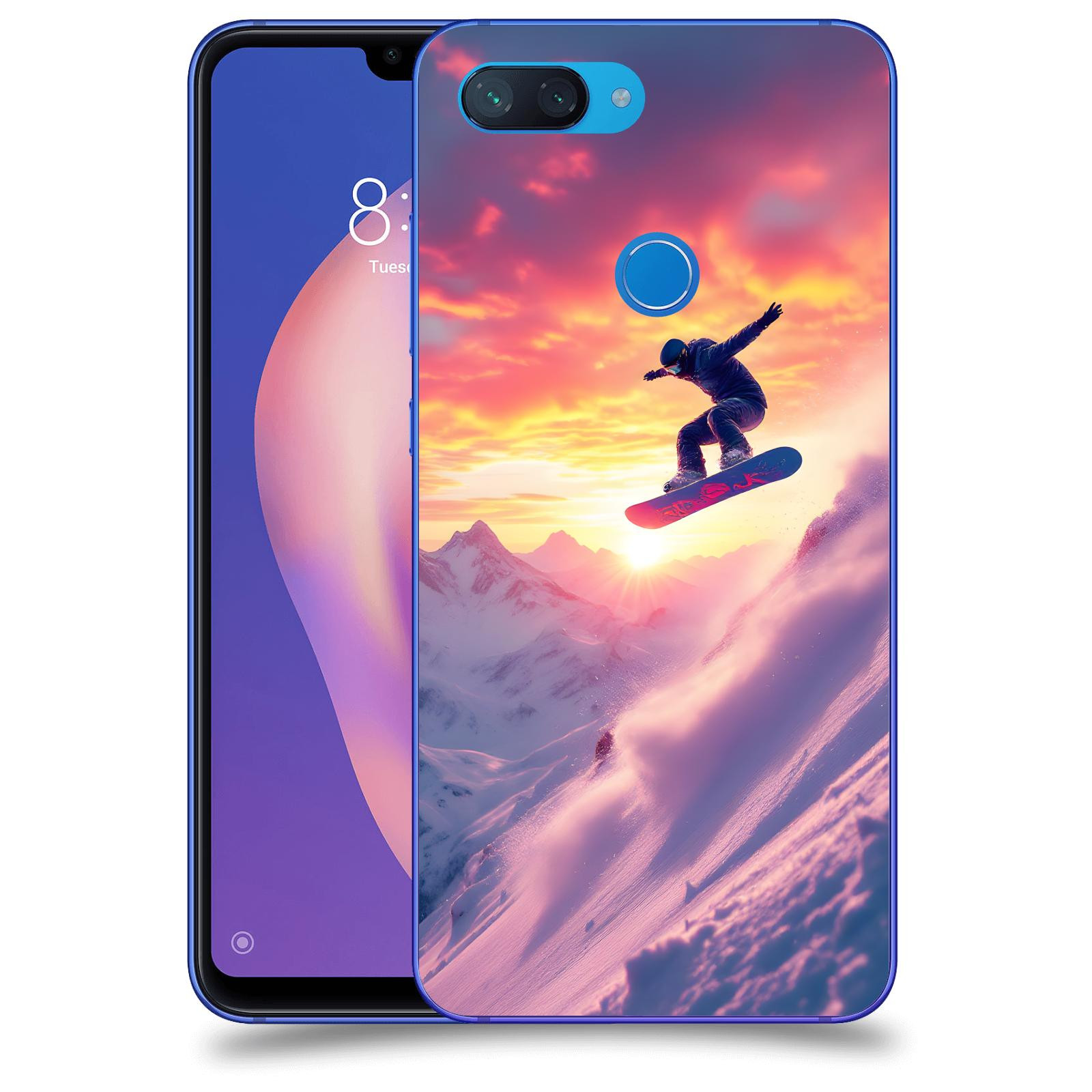 ACOVER Kryt na mobil Xiaomi Mi 8 Lite - Snowboard