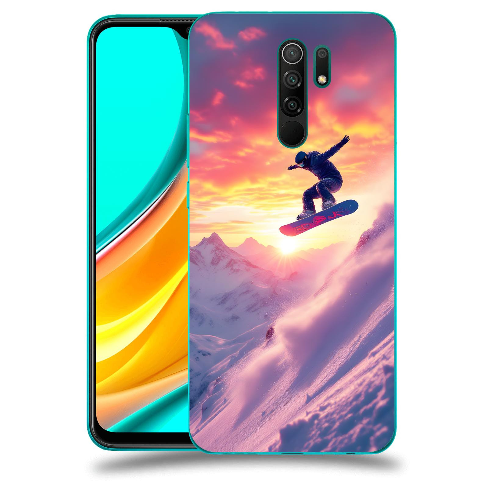 ACOVER Kryt na mobil Xiaomi Mi 9 - Snowboard