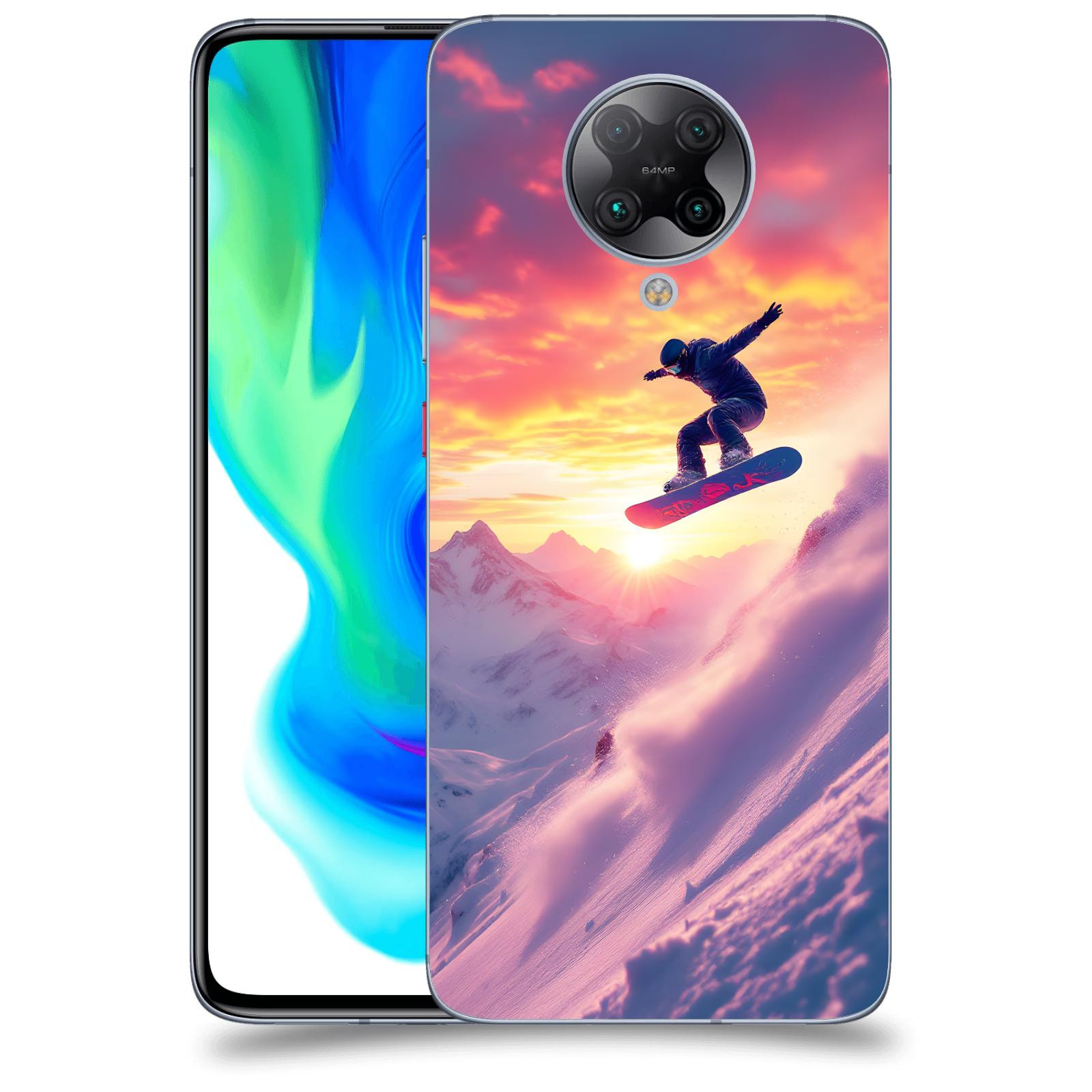 ACOVER Kryt na mobil Xiaomi Poco F2 Pro - Snowboard