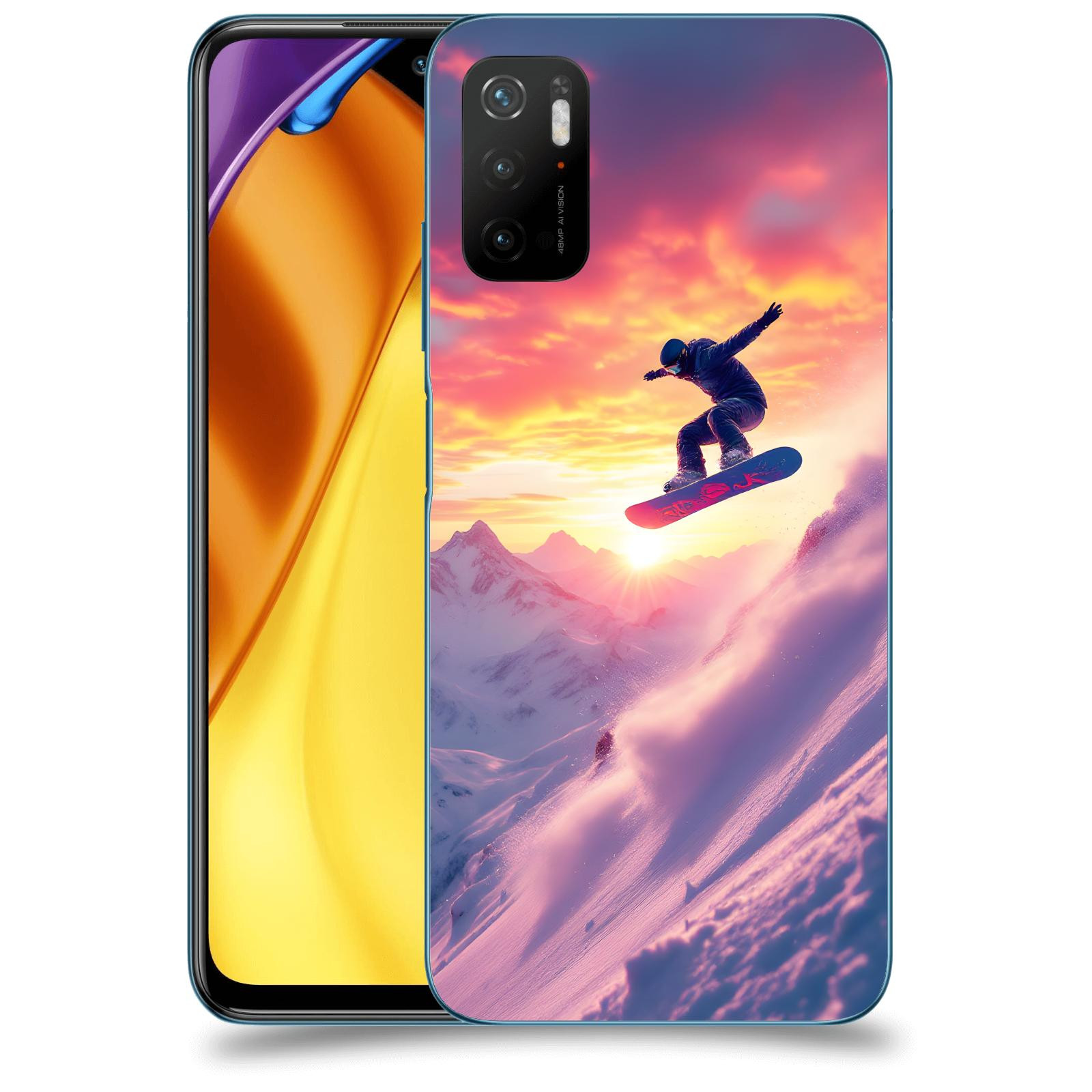 ACOVER Kryt na mobil Xiaomi Poco M3 Pro 5G - Snowboard