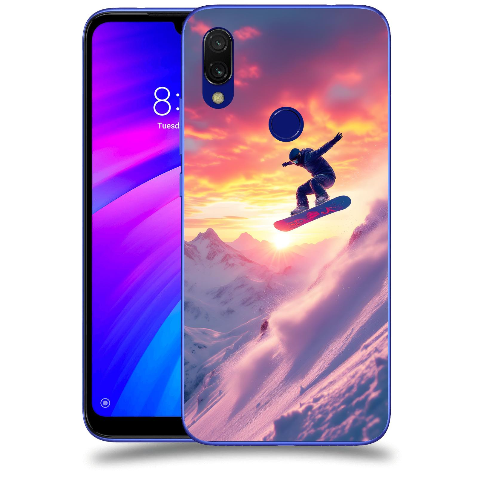 ACOVER Kryt na mobil Xiaomi Redmi 7 - Snowboard
