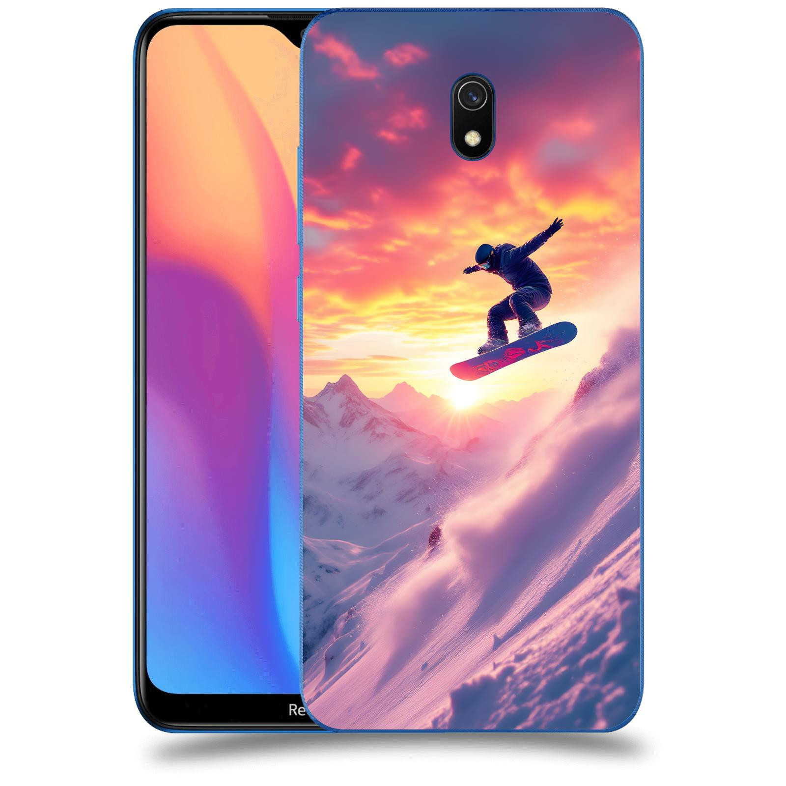 ACOVER Kryt na mobil Xiaomi Redmi 8A - Snowboard