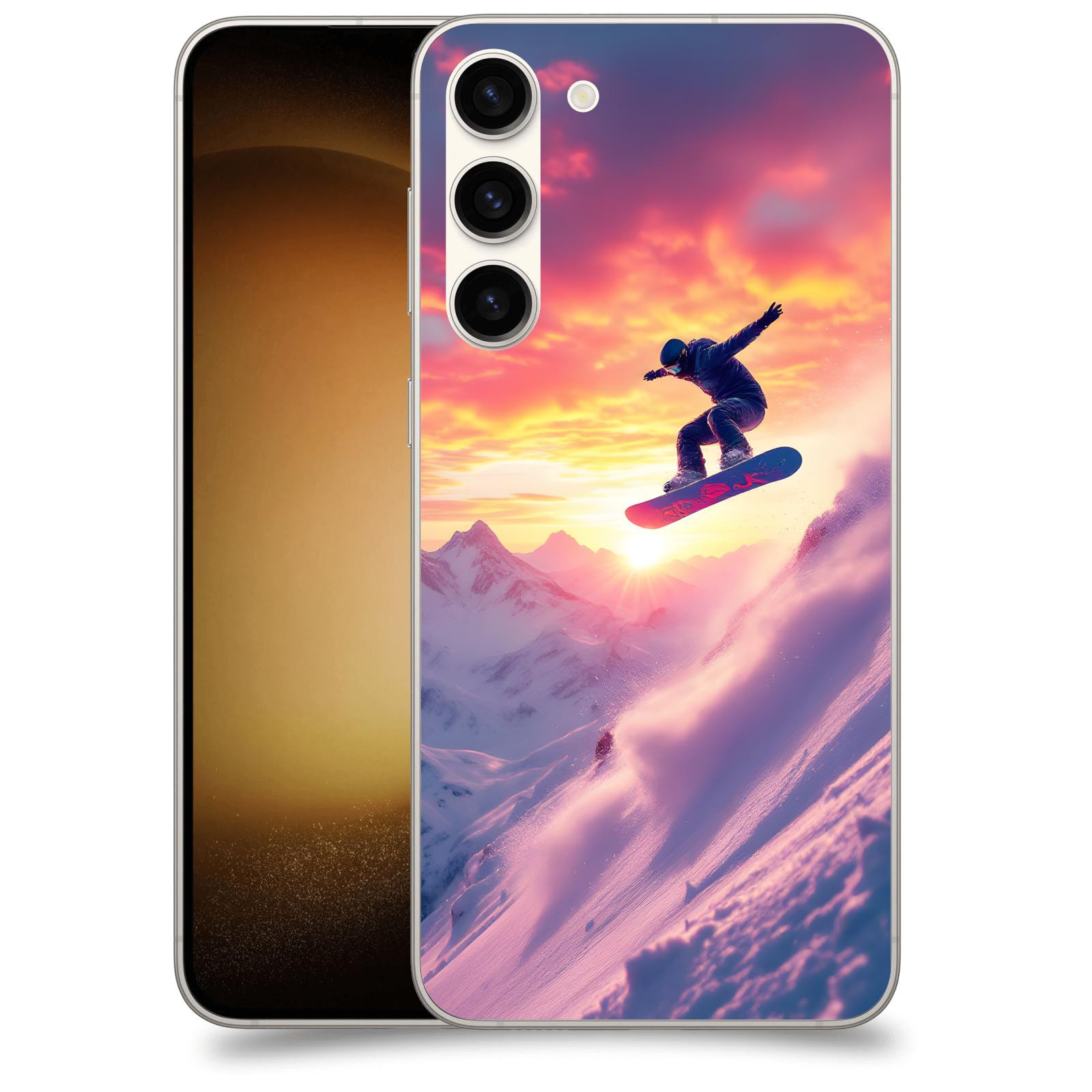 ACOVER Kryt na mobil Samsung Galaxy S23+ 5G - Snowboard