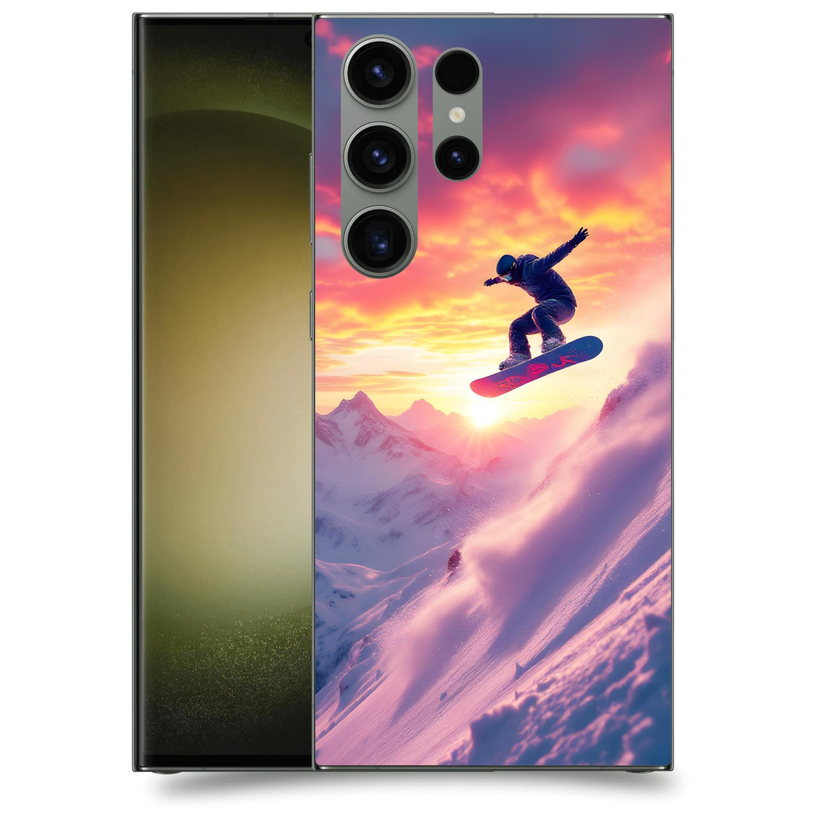 ACOVER Kryt na mobil Samsung Galaxy S23 Ultra 5G - Snowboard