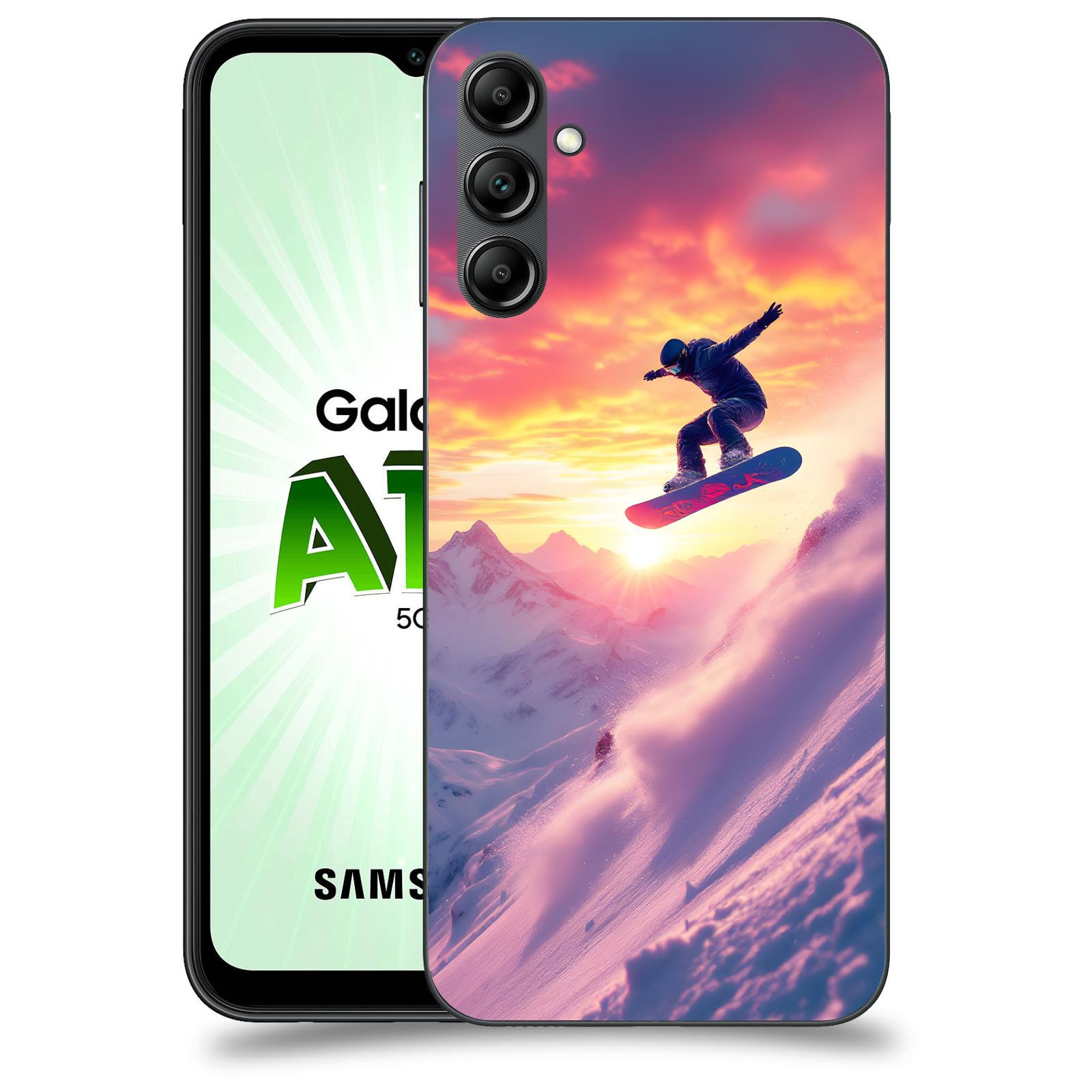 ACOVER Kryt na mobil Samsung Galaxy A14 5G - Snowboard