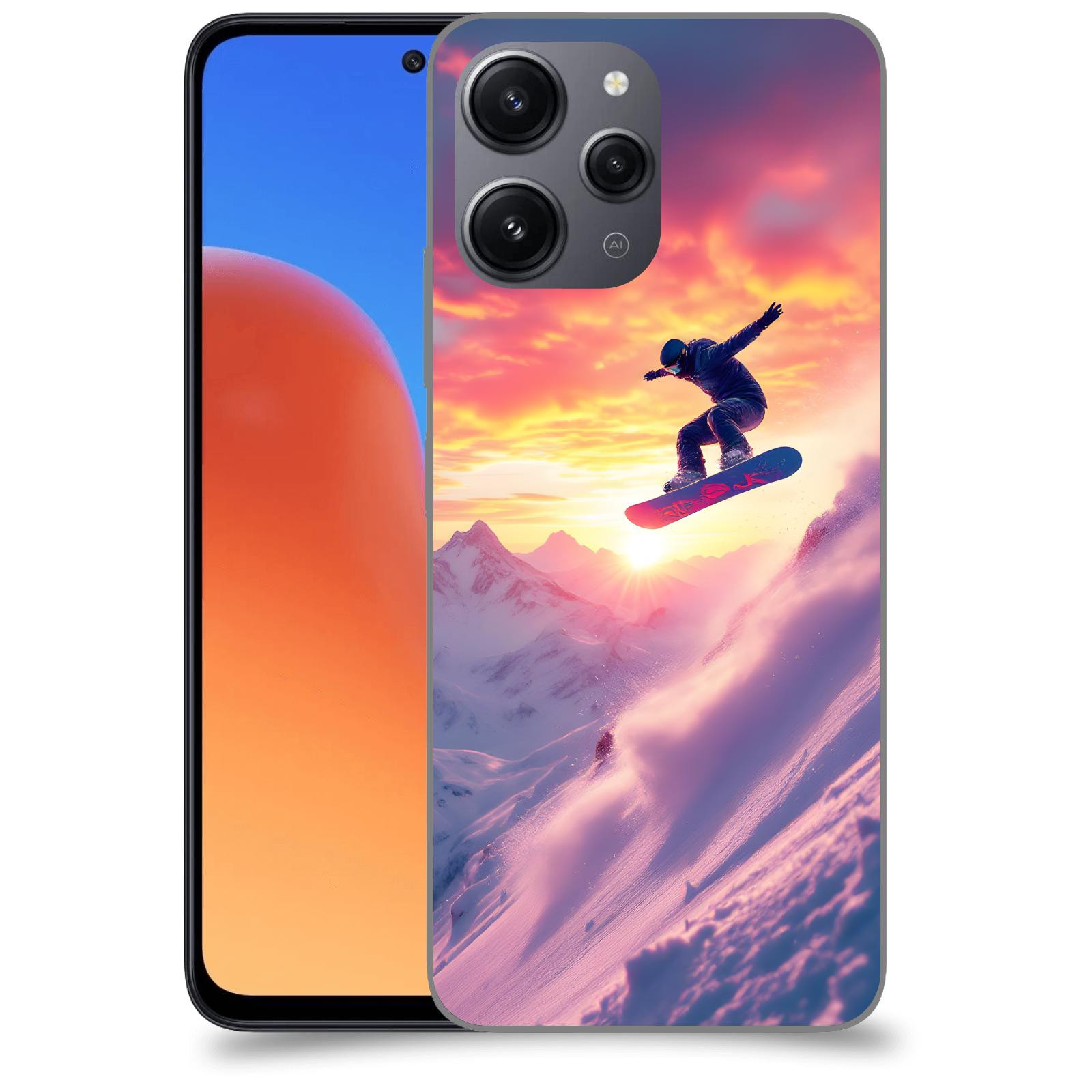 ACOVER Kryt na mobil Xiaomi Redmi 12 - Snowboard