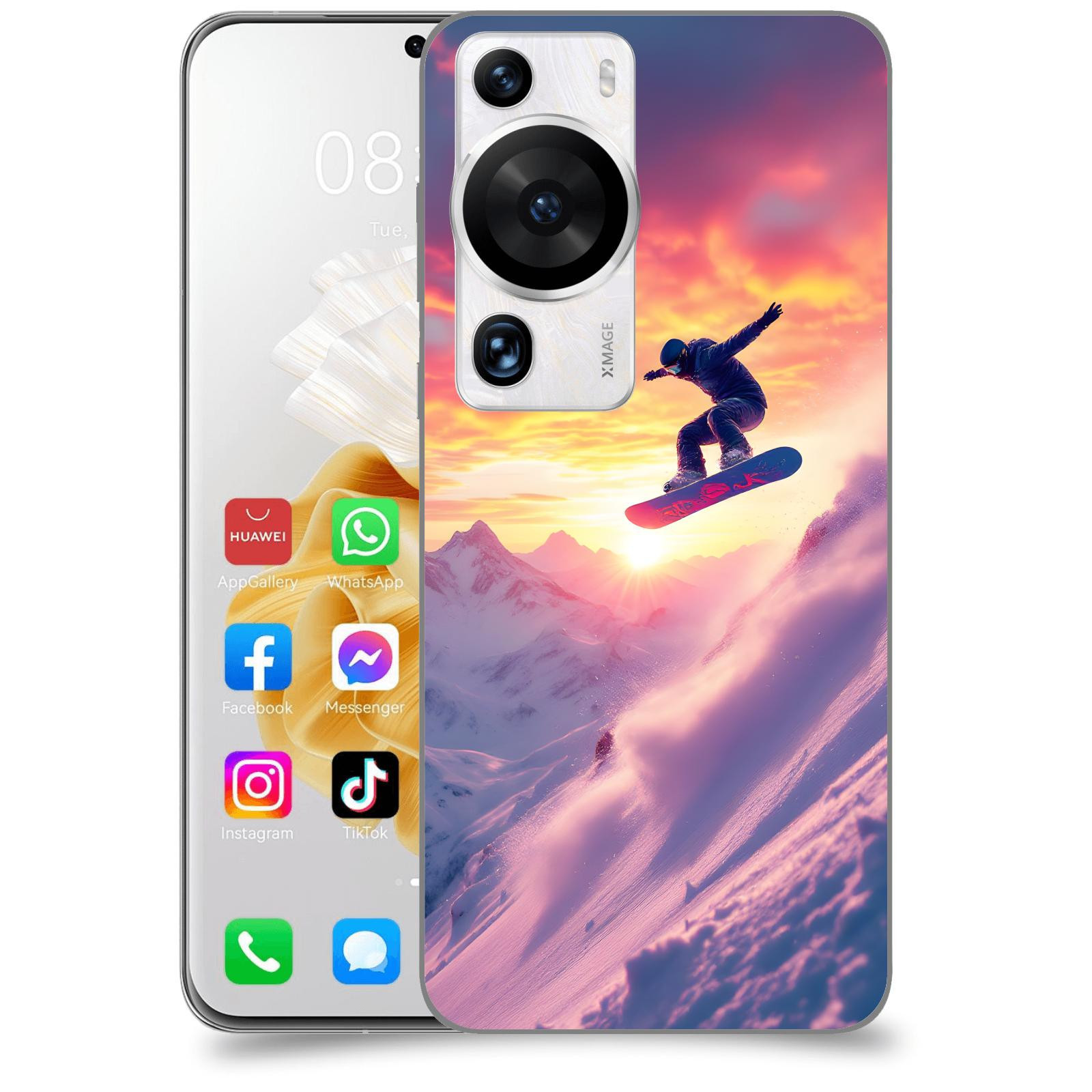 ACOVER Kryt na mobil Huawei P60 Pro - Snowboard