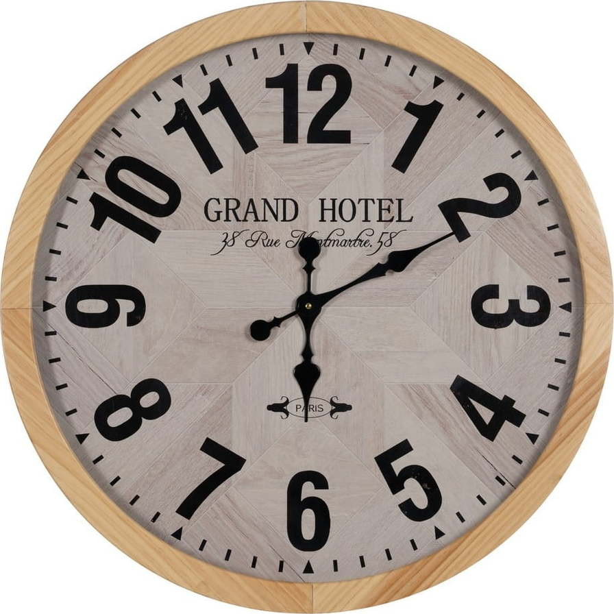 Nástěnné hodiny ø 76 cm Grand Hotel – Ixia