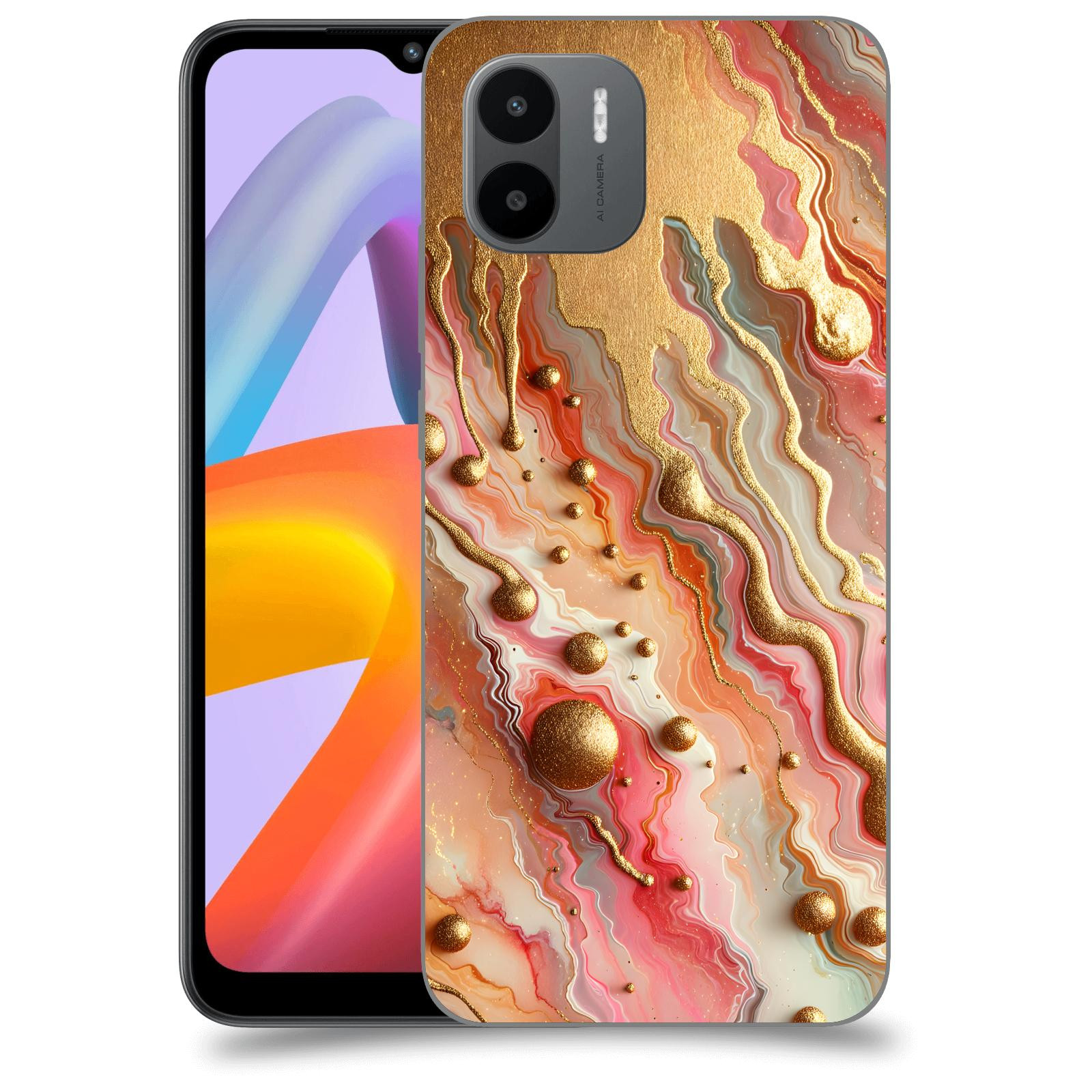 ACOVER Kryt na mobil Xiaomi Redmi A2+ - Liquid Gold