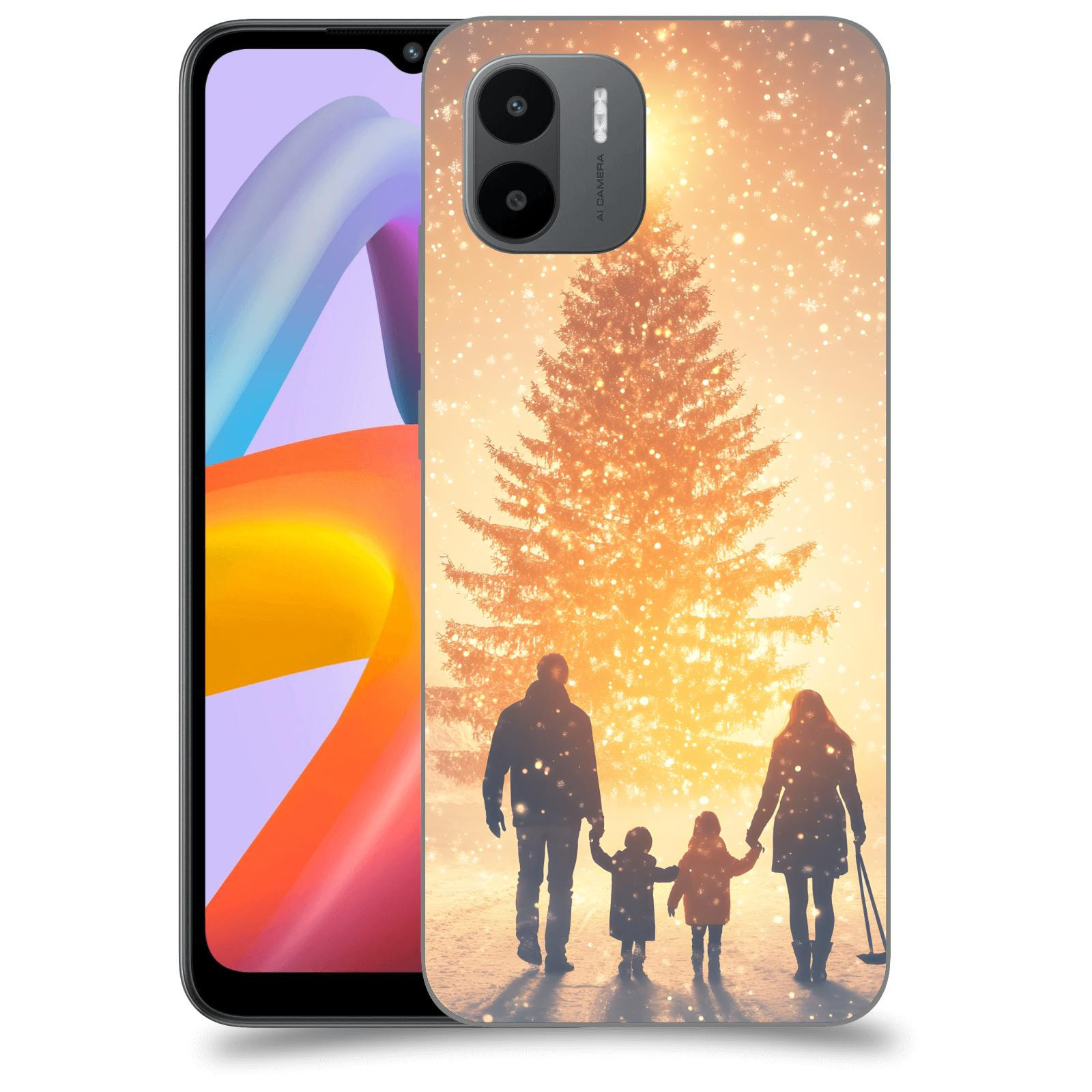 ACOVER Kryt na mobil Xiaomi Redmi A2+ - Family at the Christmas tree