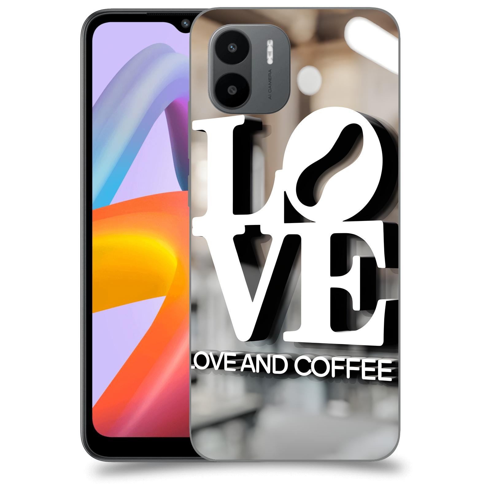 ACOVER Kryt na mobil Xiaomi Redmi A2+ - Love  & Coffee