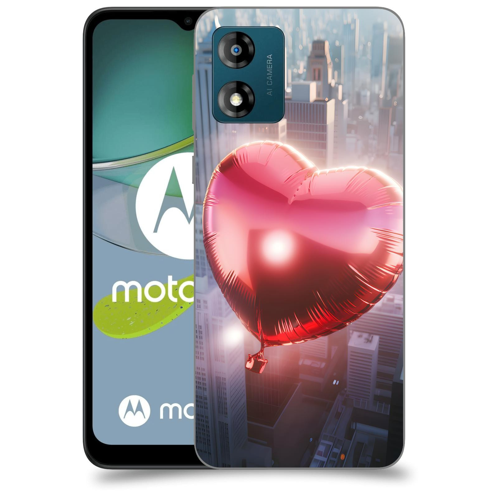 ACOVER Kryt na mobil Motorola Moto E13 - Balónek