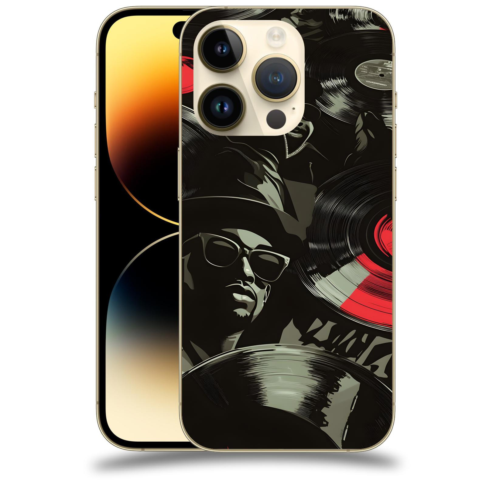 ACOVER Kryt na mobil Apple iPhone 14 Pro - Vinyl record 2