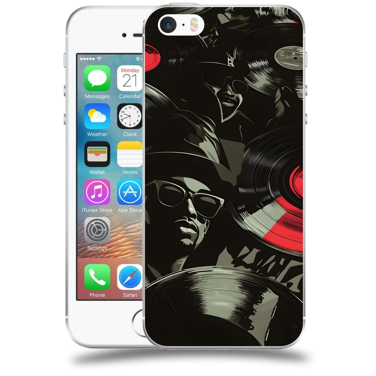 ACOVER Kryt na mobil Apple iPhone 5/5S/SE - Vinyl record 2