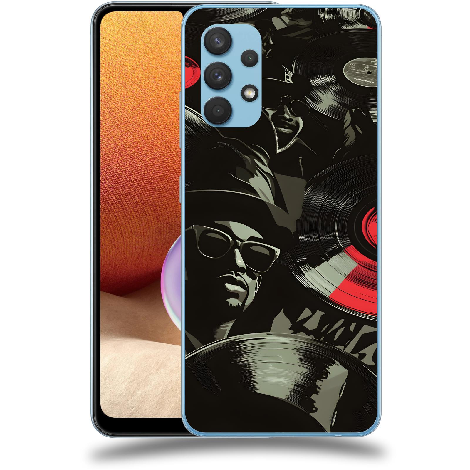 ACOVER Kryt na mobil Samsung Galaxy A32 4G SM-A325F - Vinyl record 2
