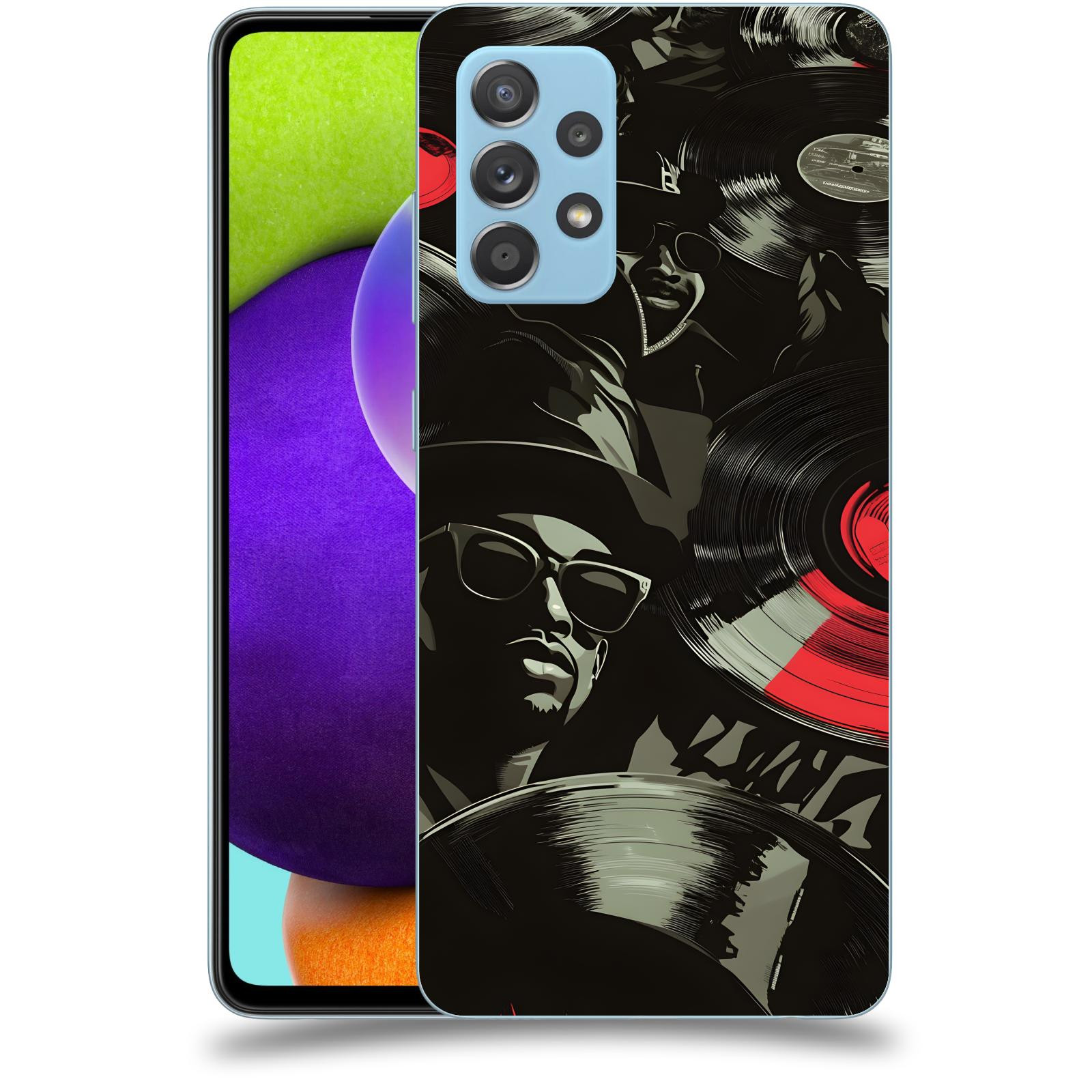 ACOVER Kryt na mobil Samsung Galaxy A52 A525F - Vinyl record 2