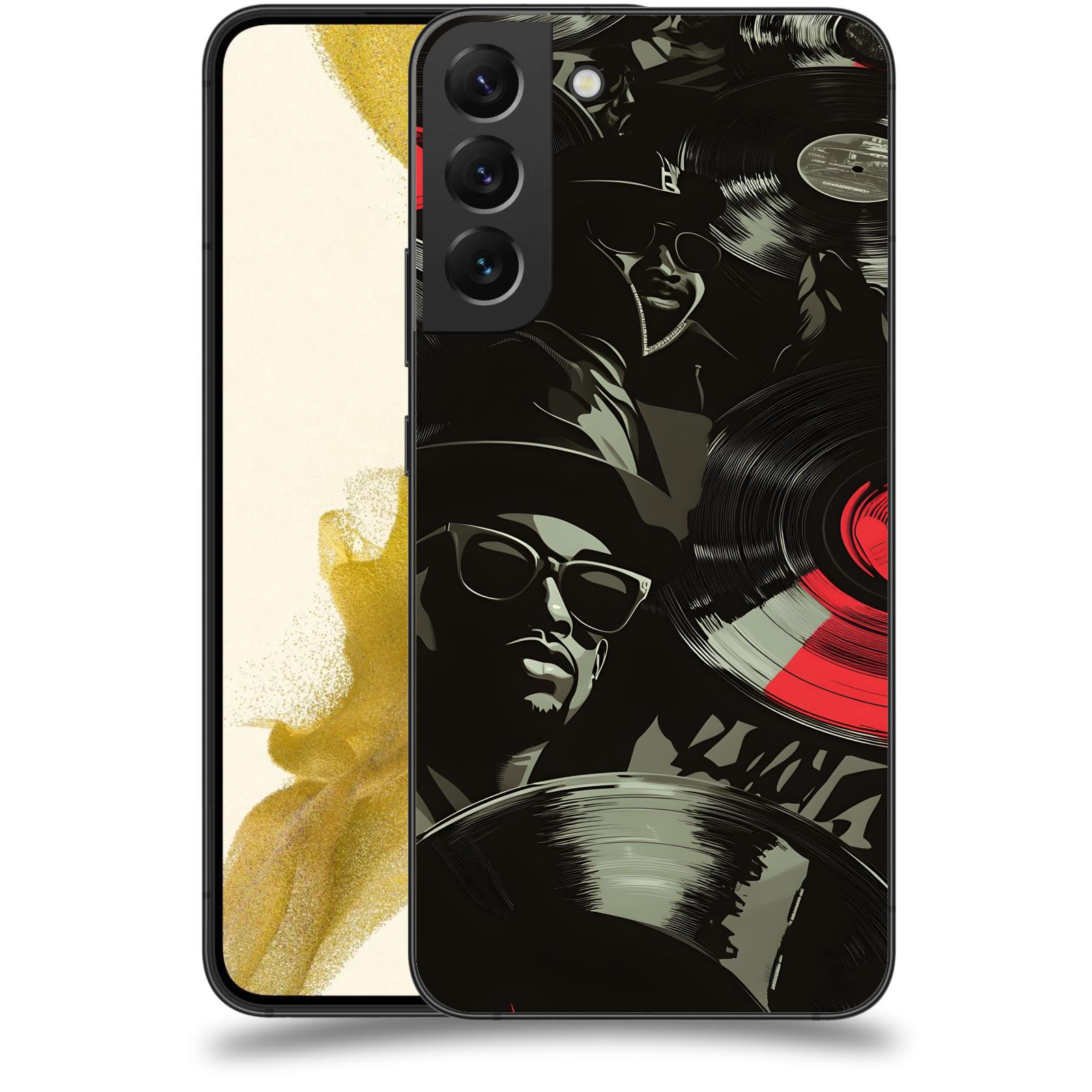 ACOVER Kryt na mobil Samsung Galaxy S22+ 5G - Vinyl record 2