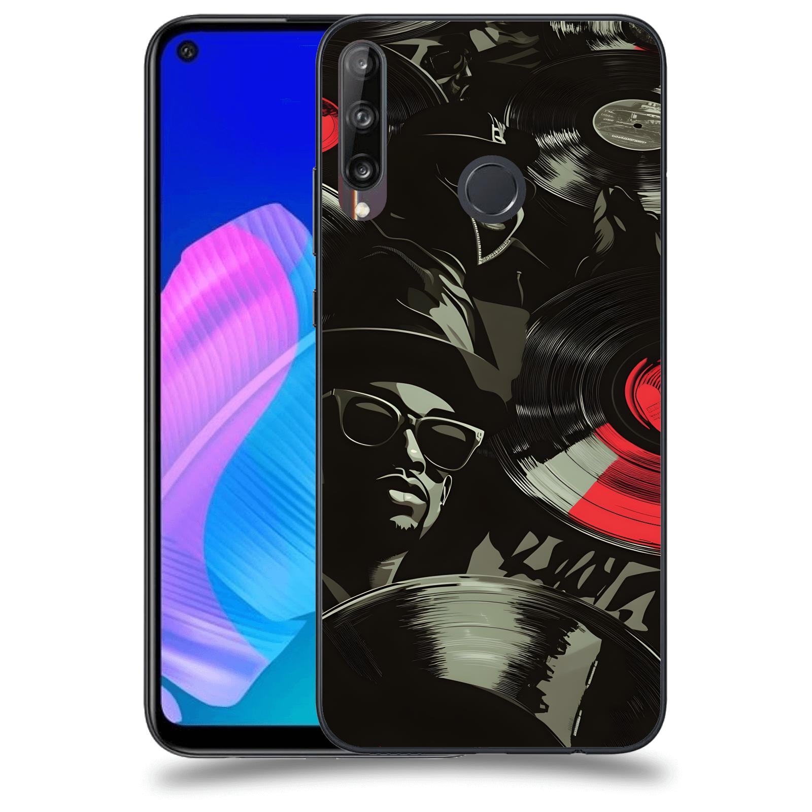 ACOVER Kryt na mobil Huawei P40 Lite E - Vinyl record 2