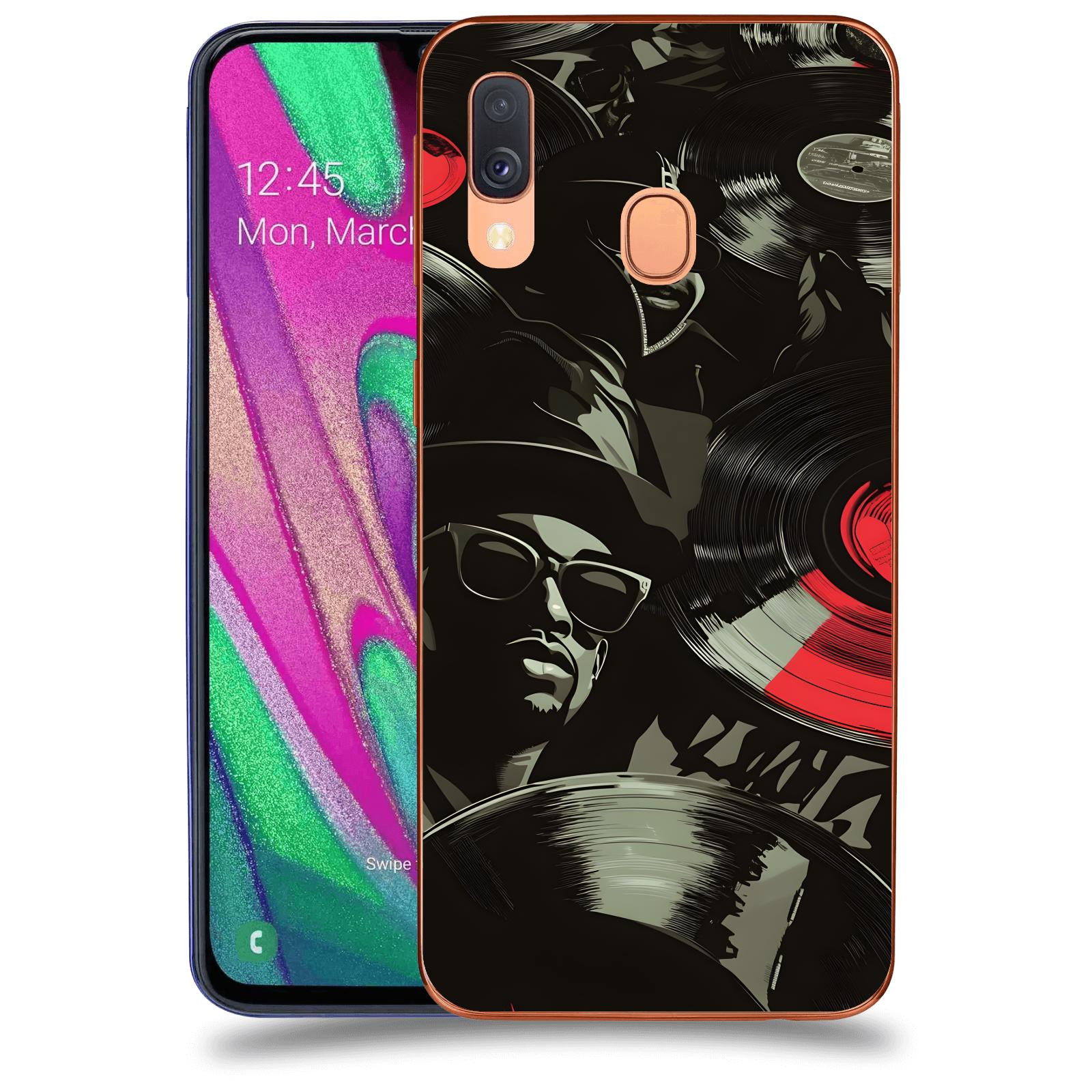 ACOVER Kryt na mobil Samsung Galaxy A40 A405F - Vinyl record 2