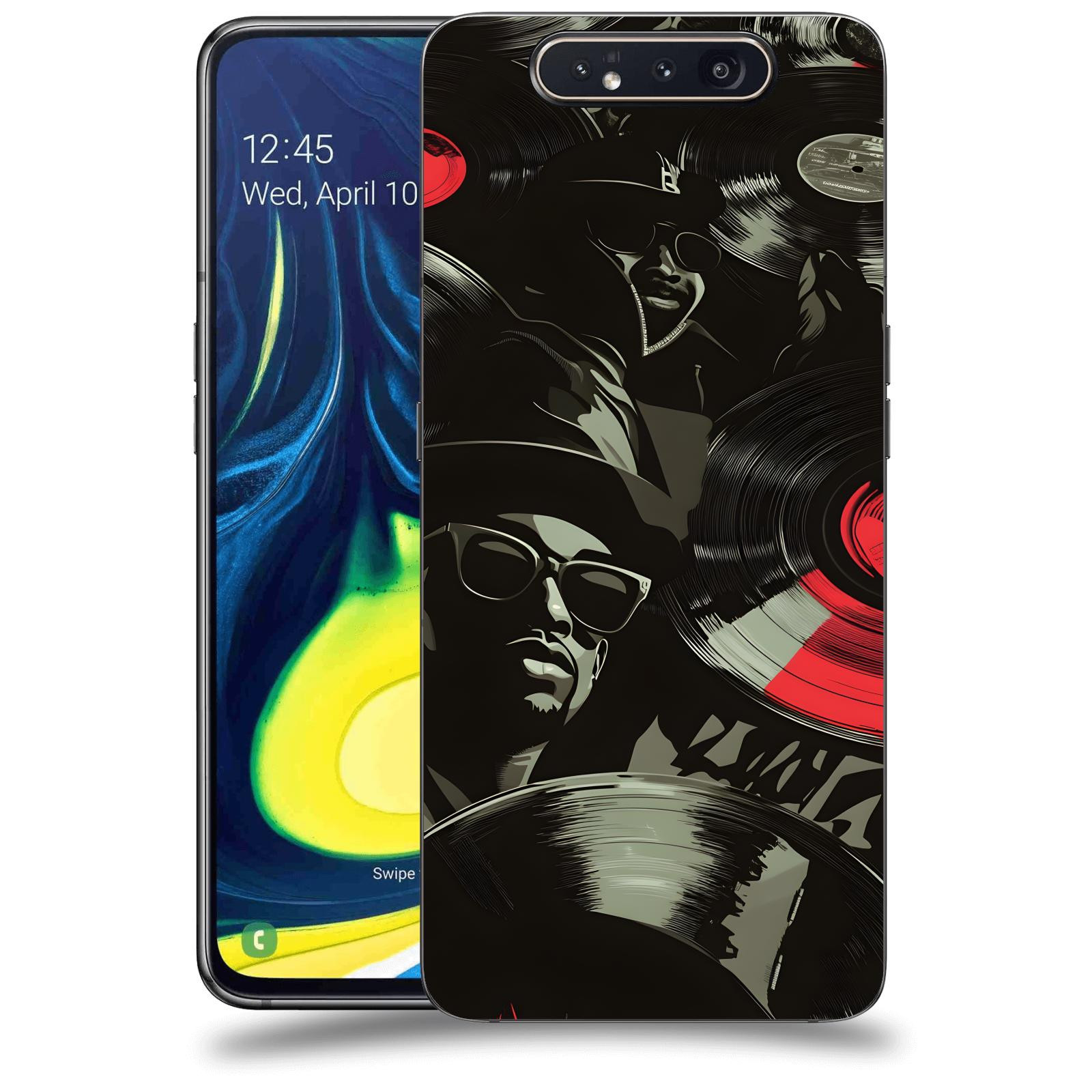 ACOVER Kryt na mobil Samsung Galaxy A80 A805F - Vinyl record 2