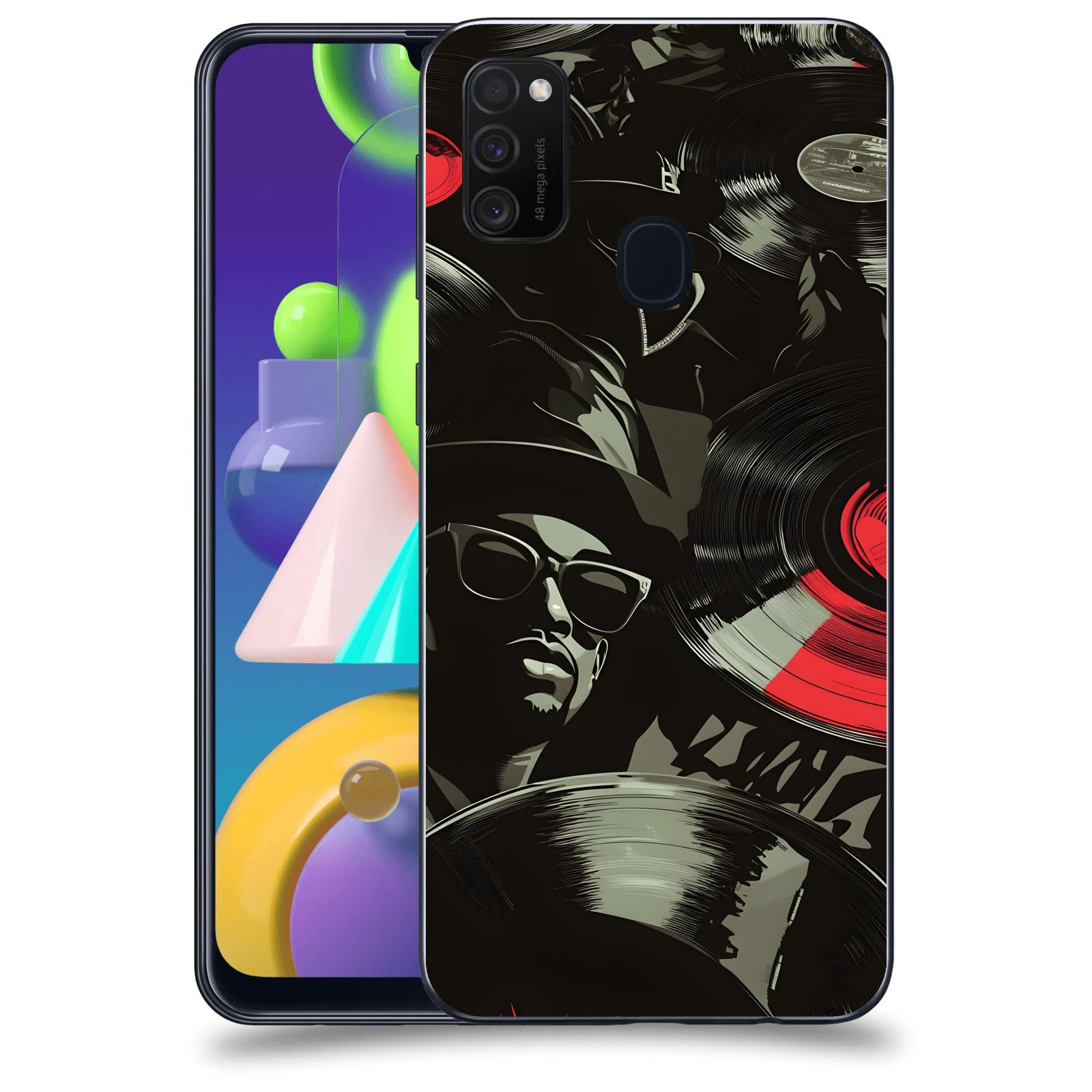 ACOVER Kryt na mobil Samsung Galaxy M21 M215F - Vinyl record 2