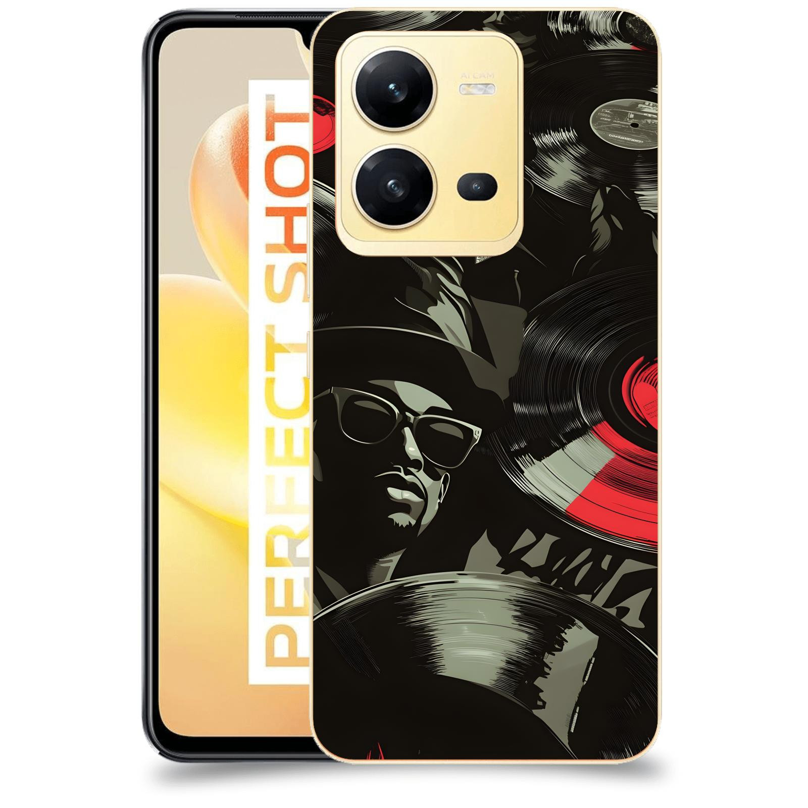 ACOVER Kryt na mobil Vivo X80 Lite - Vinyl record 2