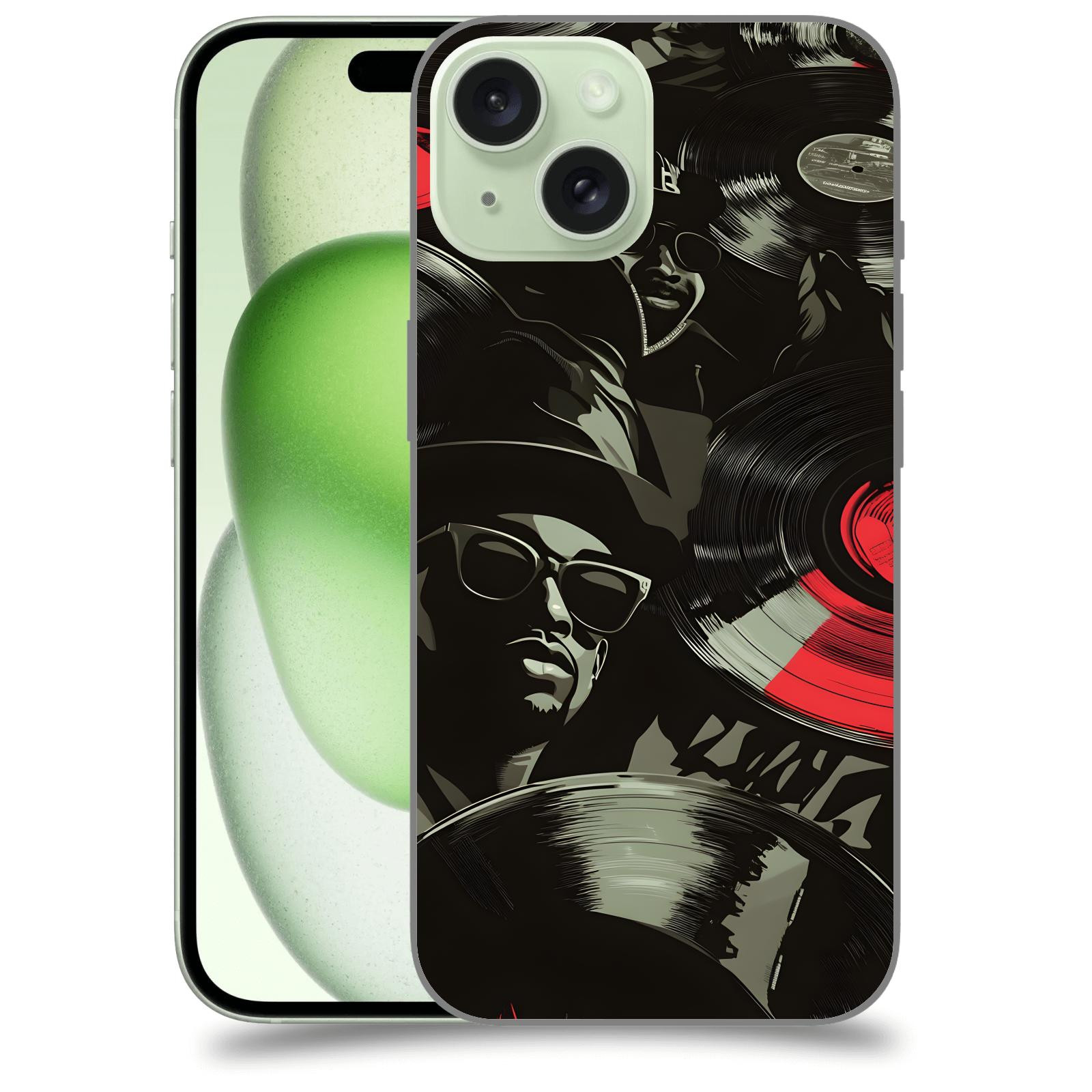ACOVER Kryt na mobil Apple iPhone 15 - Vinyl record 2