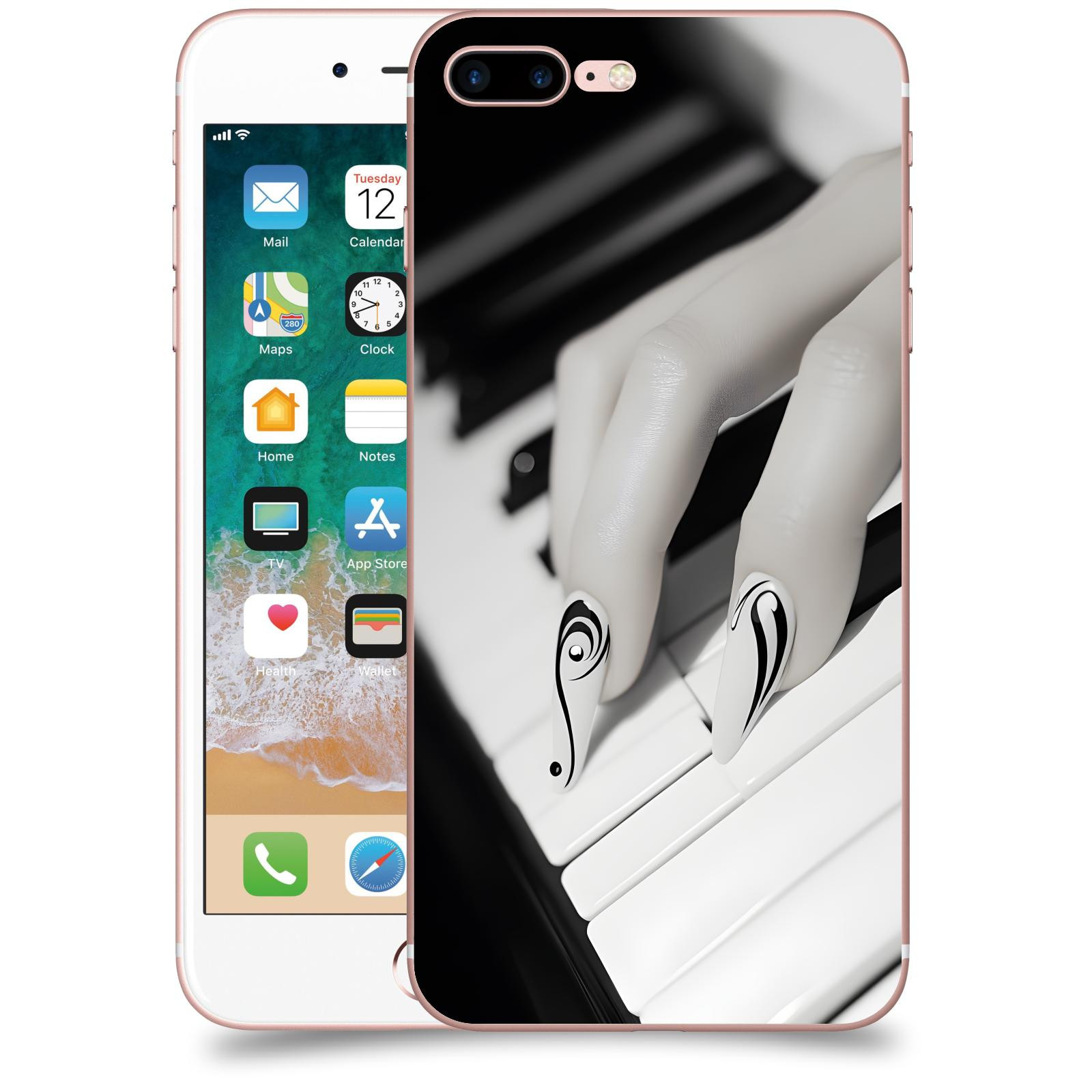 ACOVER Kryt na mobil Apple iPhone 7 Plus - Piano