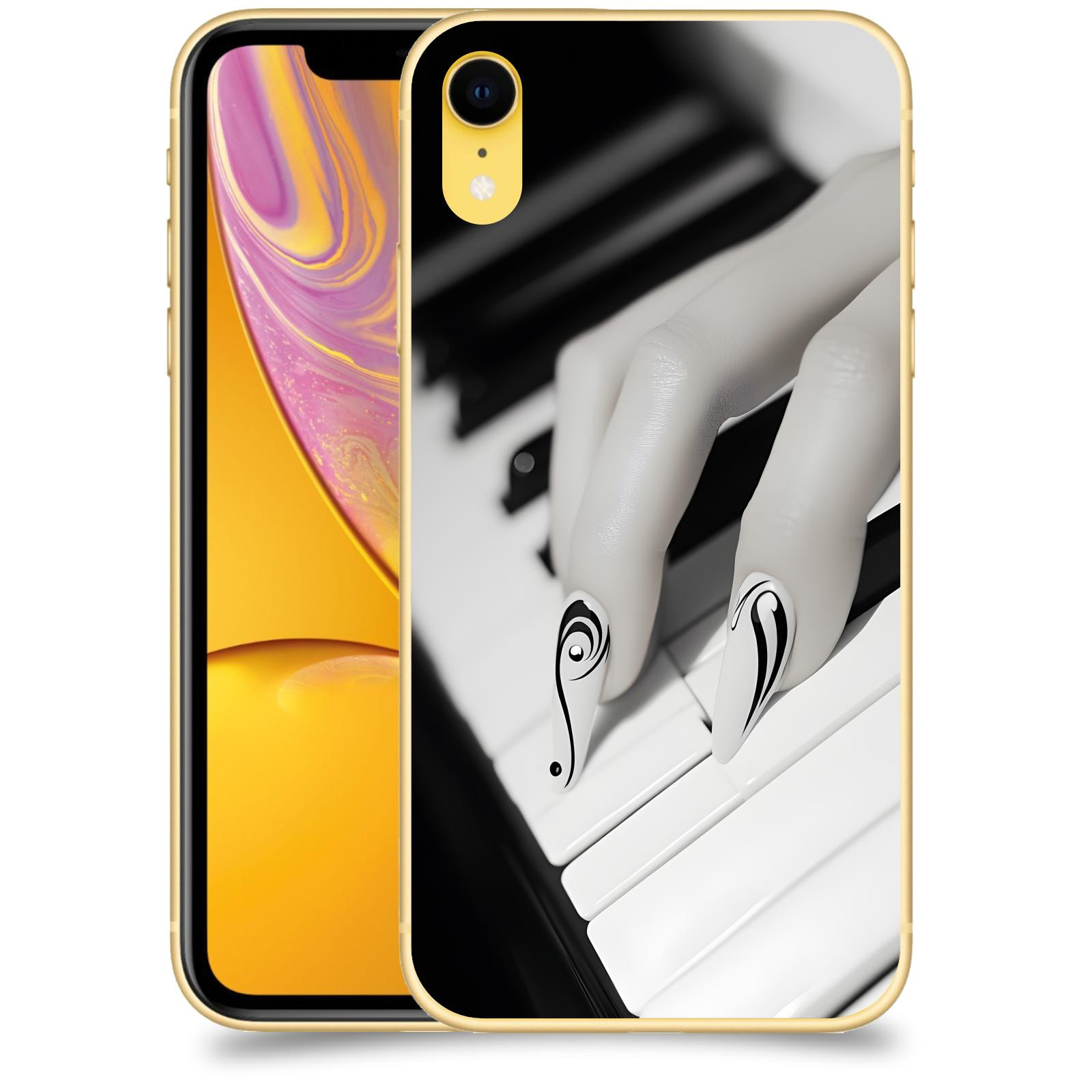 ACOVER Kryt na mobil Apple iPhone XR - Piano