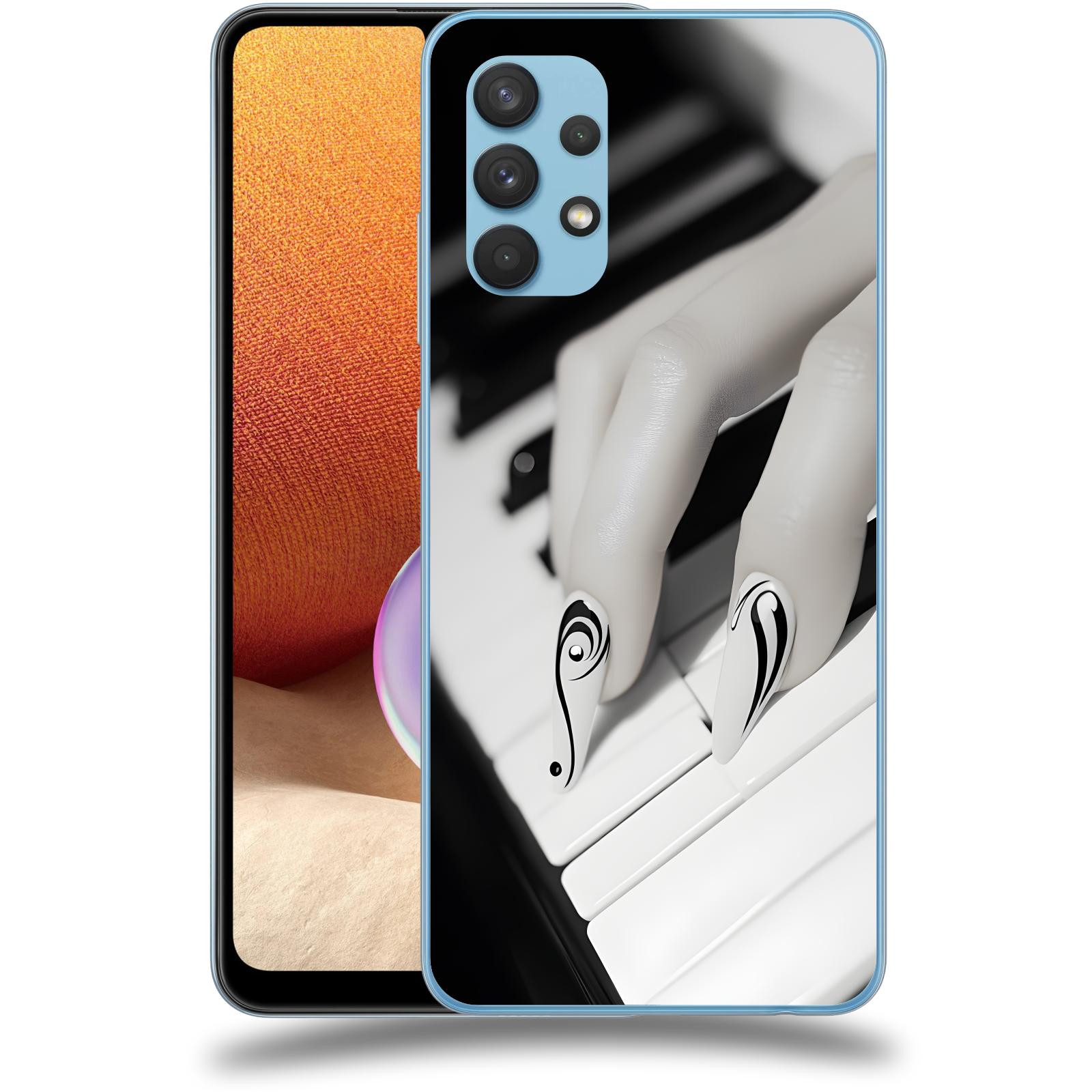 ACOVER Kryt na mobil Samsung Galaxy A32 4G SM-A325F - Piano