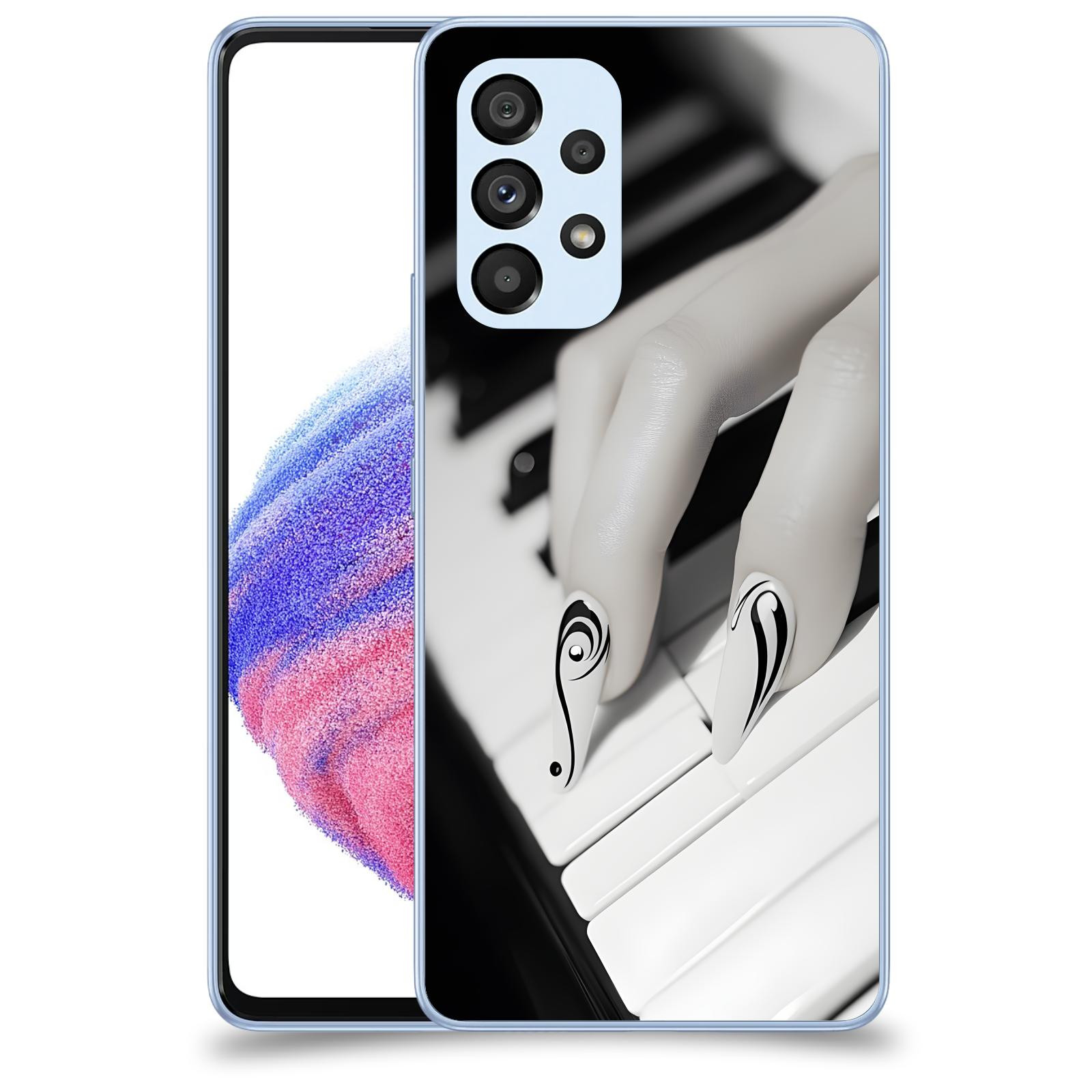 ACOVER Kryt na mobil Samsung Galaxy A32 5G A326B - Piano