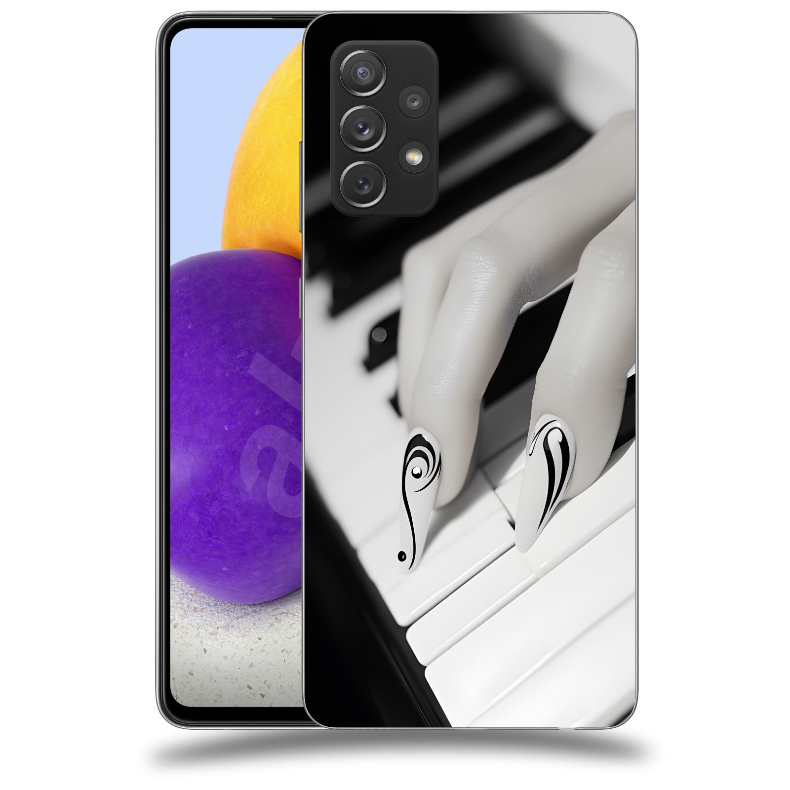 ACOVER Kryt na mobil Samsung Galaxy A73 5G - Piano
