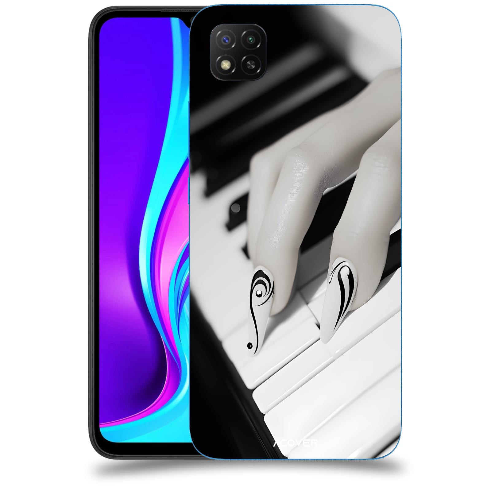 ACOVER Kryt na mobil Xiaomi Redmi 9C - Piano