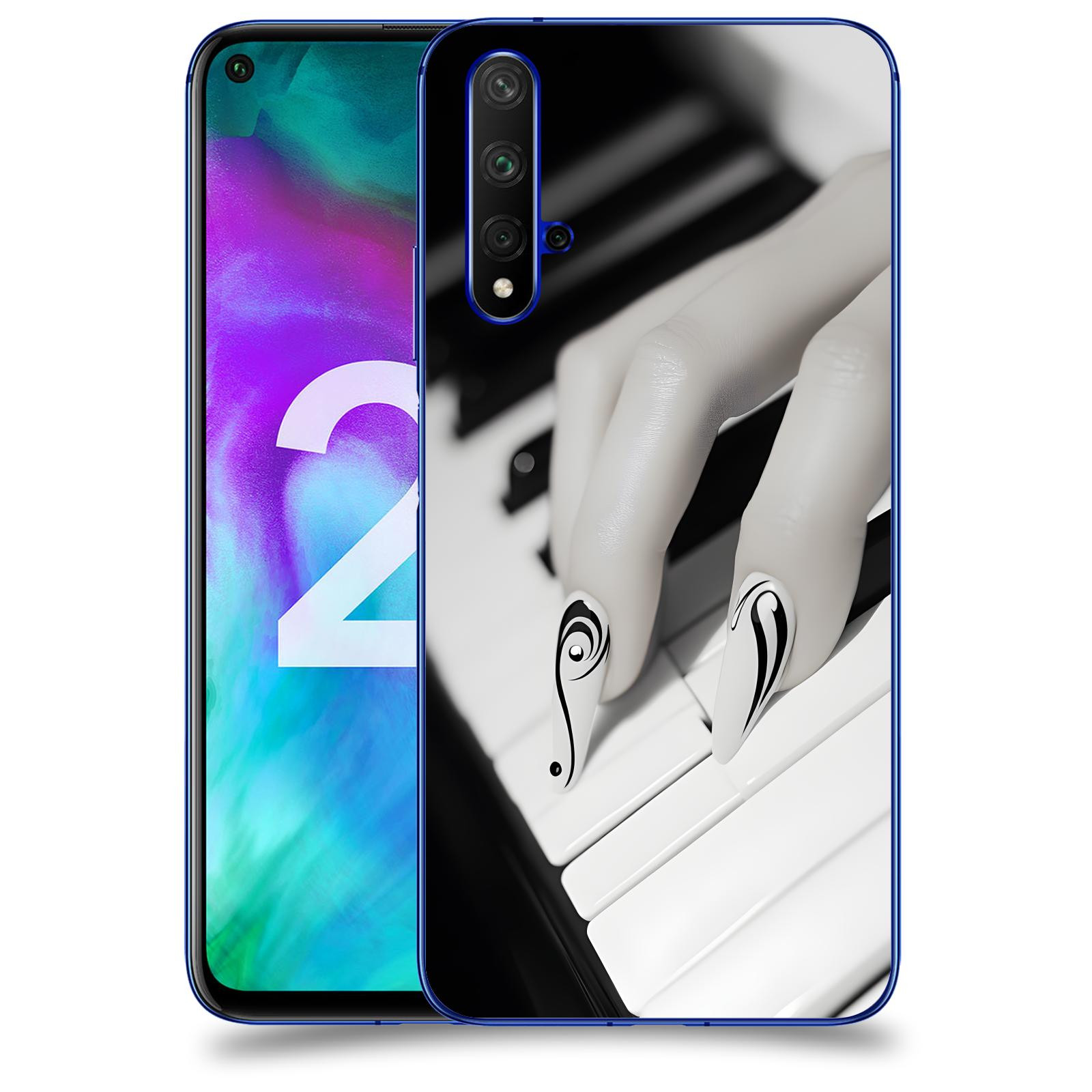 ACOVER Kryt na mobil Honor 20 - Piano