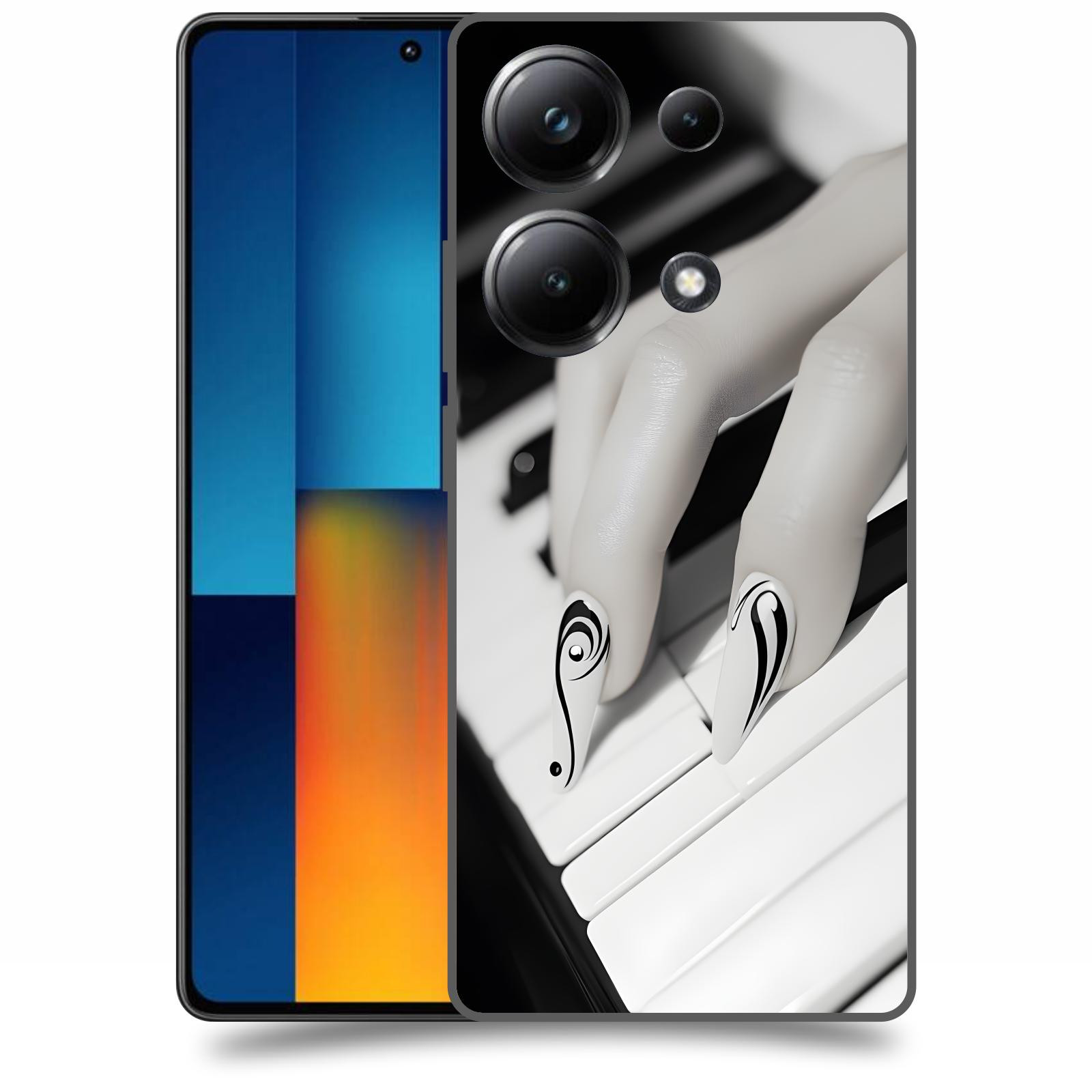 ACOVER Kryt na mobil Poco M6 - Piano