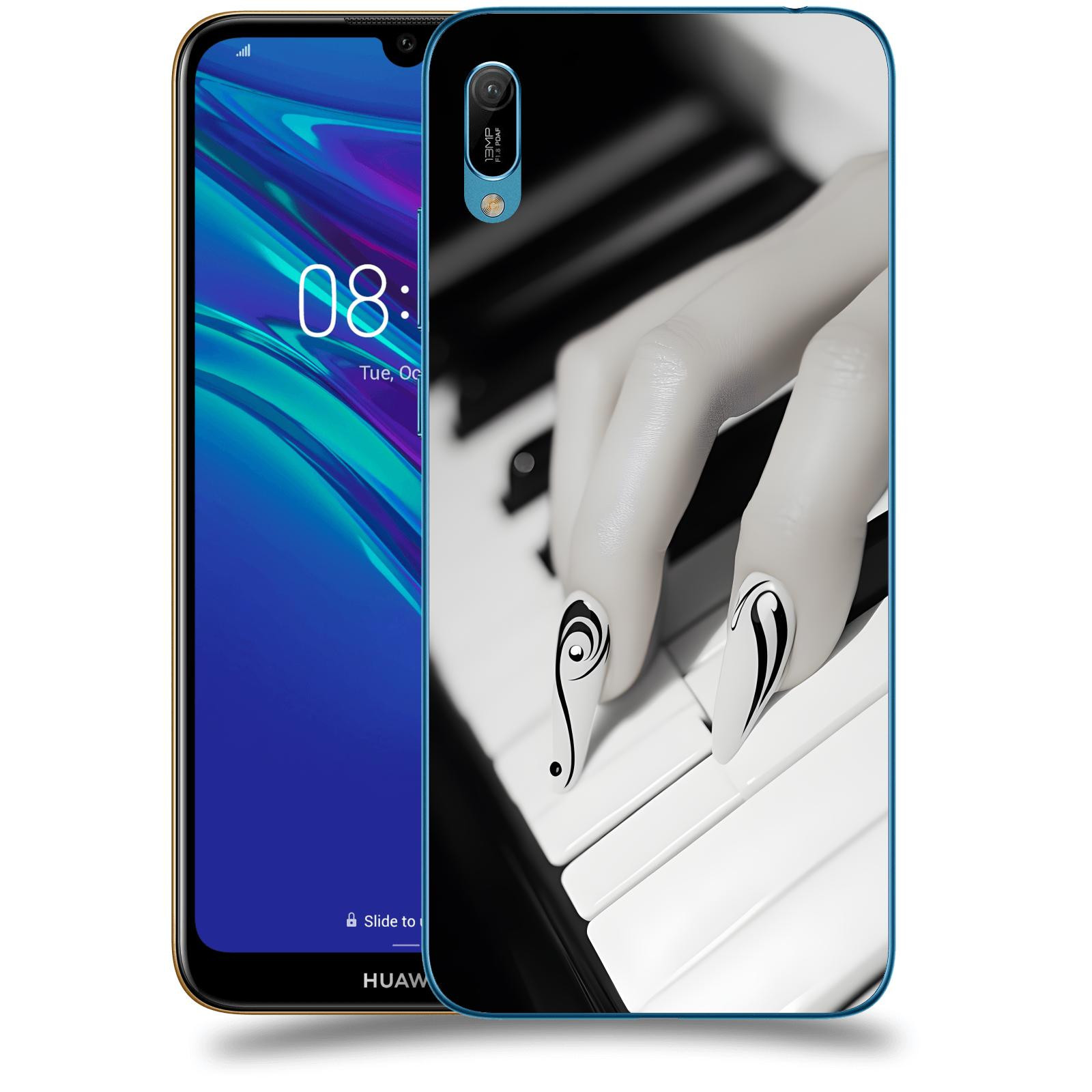 ACOVER Kryt na mobil Huawei Y6 2019 - Piano