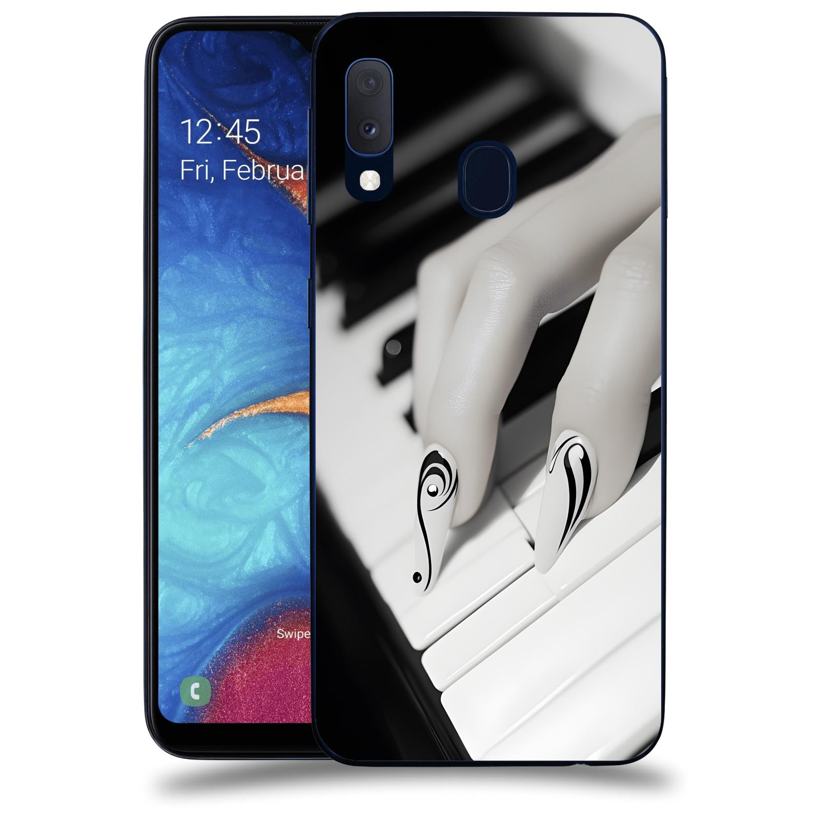 ACOVER Kryt na mobil Samsung Galaxy A20e A202F - Piano