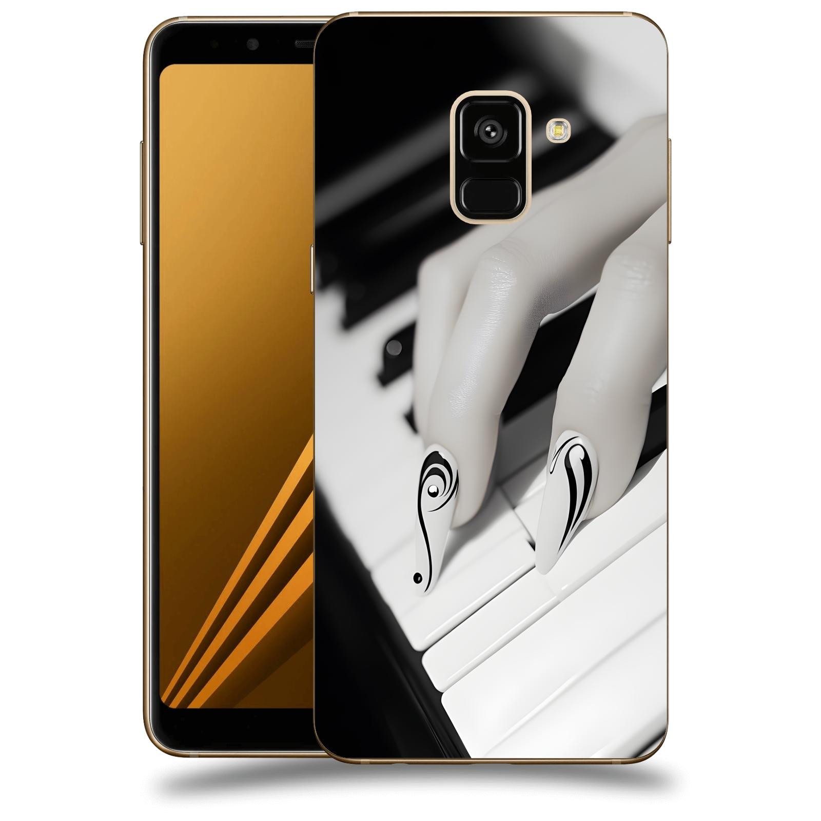ACOVER Kryt na mobil Samsung Galaxy A8 2018 A530F - Piano