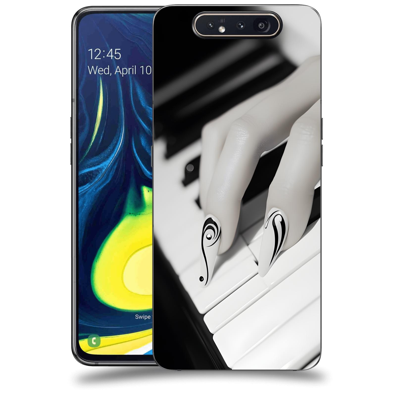 ACOVER Kryt na mobil Samsung Galaxy A80 A805F - Piano
